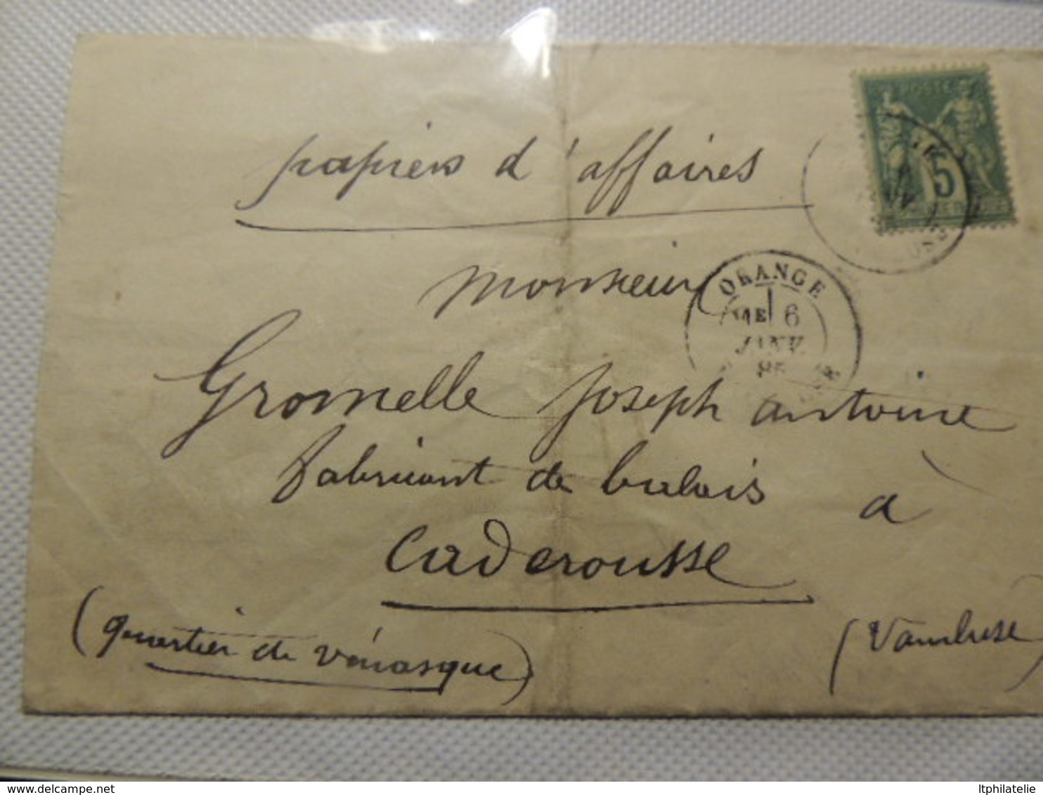 "AFFAIRE " FRANCE ENVIRON 75  PLIS LETTRES OU CARTES DANS UN ALBUM CLASSIQUES TAXES  SEMEUSES ENTIERS PERLES ETC