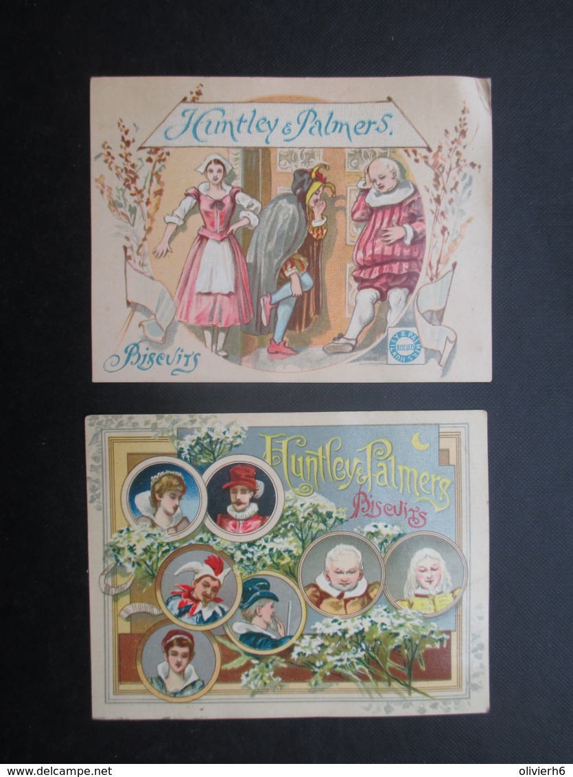 LOT 8 CHROMOS (V1905) HUNTLEY & PALMERS (2 Vues) Fabricants De Biscuits - Reading Et Londres - Autres & Non Classés