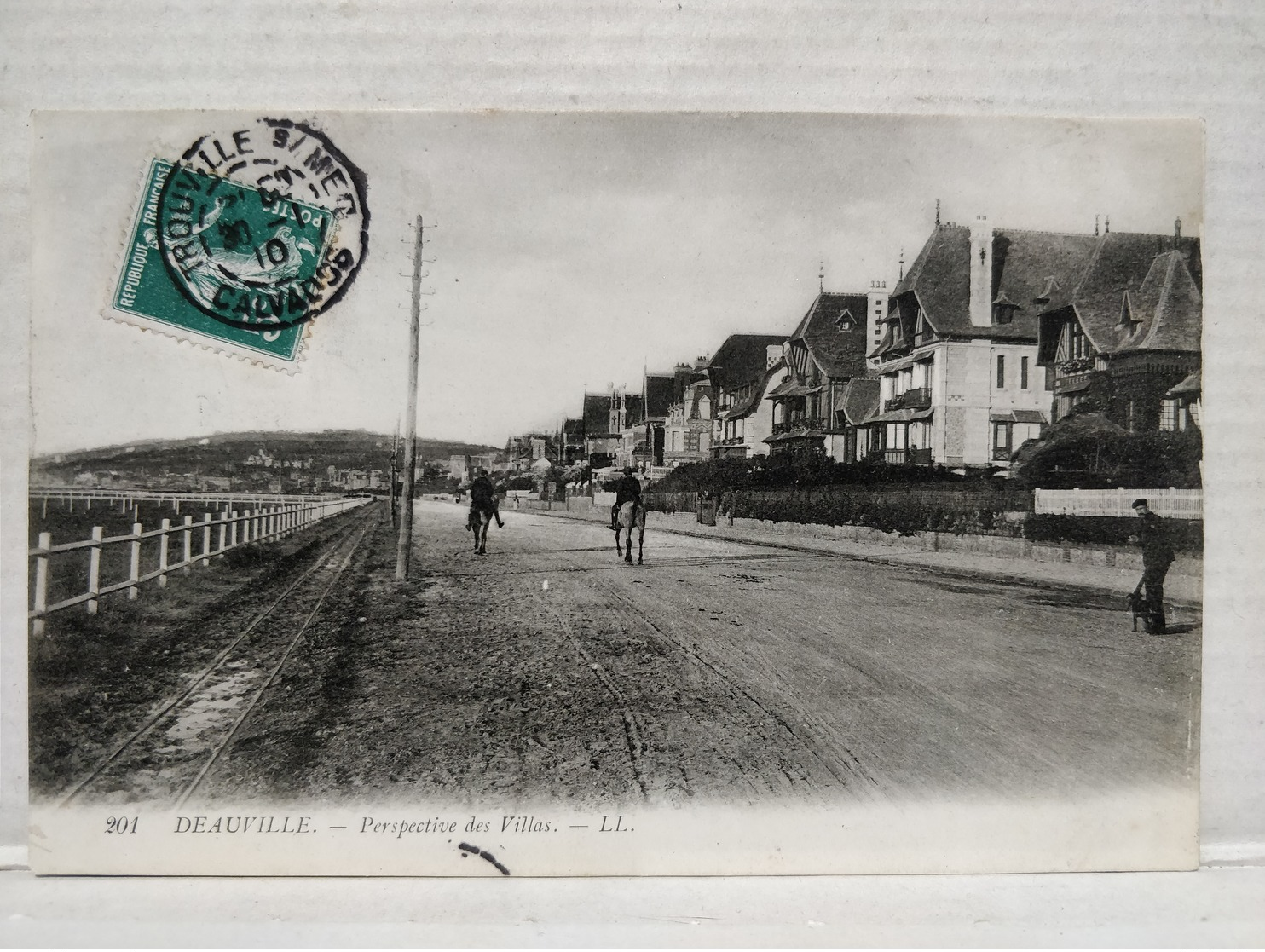 Deauville. Perspective Des Villas - Deauville