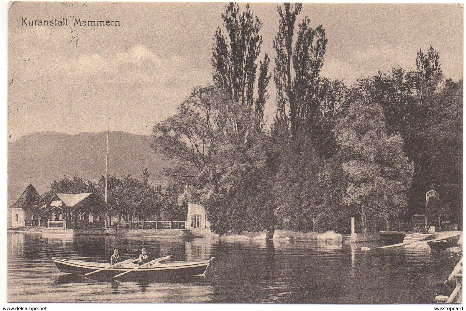 MAMMERN Kuranstalt Ruderboot Verlag J. Sulger Büel Stein Am Rhein - Mammern