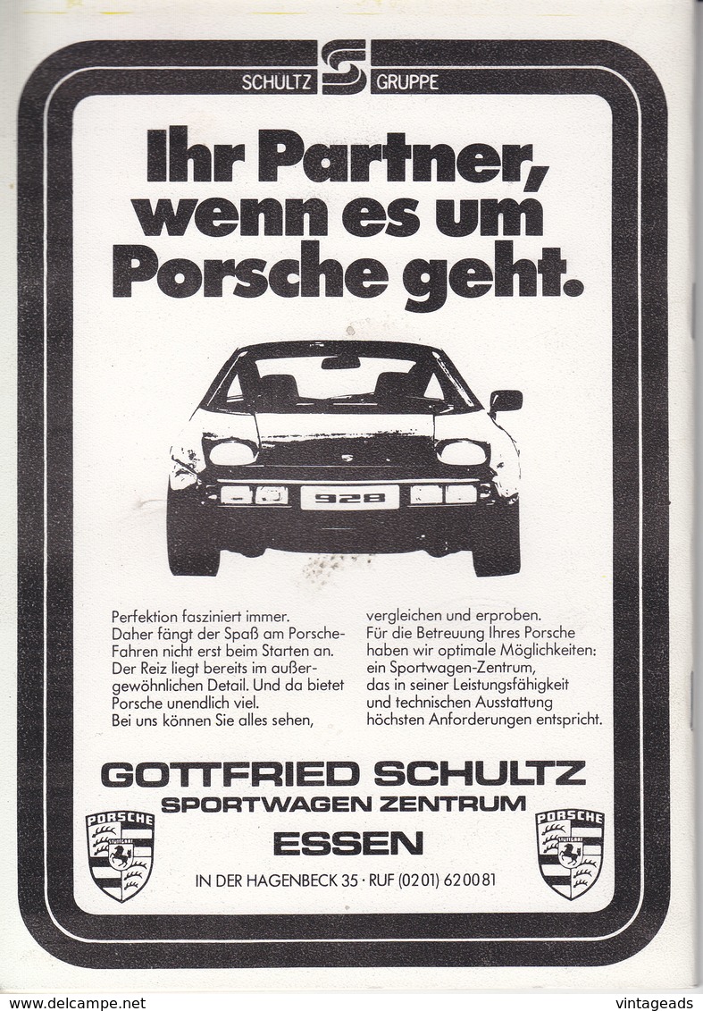 AD295 Porsche Modell Club, Clubzeitschrift Nr. 15/1982, Neuwertiger Zustand, Deutsch, 41 Seiten, Poster Im Mittelteil. - Automobile & Transport