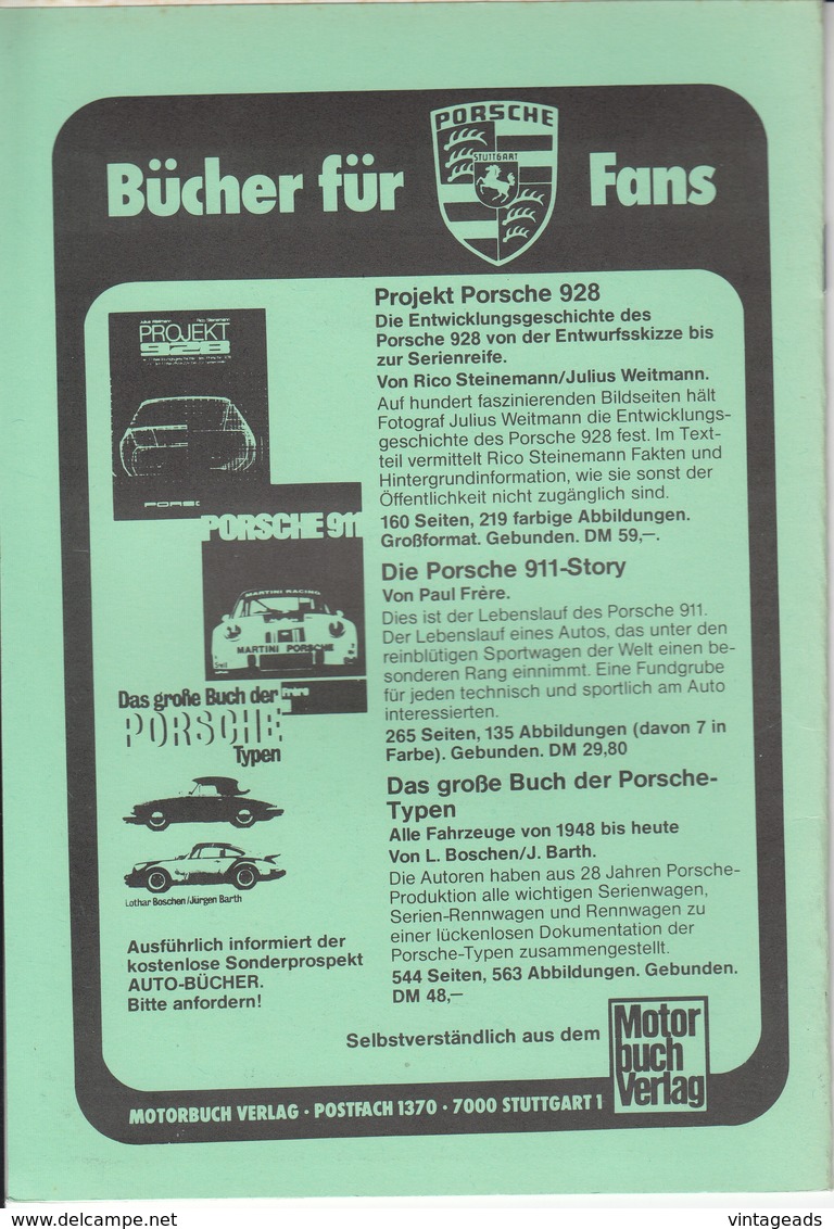 AD298 Porsche Modell Club, Clubzeitschrift, Sonderausgabe Nr. 4 U. 5, Porsche 935 Turbo, Neuwertiger Zustand, Deutsch - Automobile & Transport