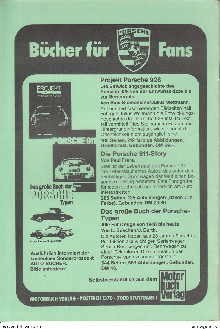 AD298 Porsche Modell Club, Clubzeitschrift, Sonderausgabe Nr. 4 U. 5, Porsche 935 Turbo, Neuwertiger Zustand, Deutsch - Auto En Transport