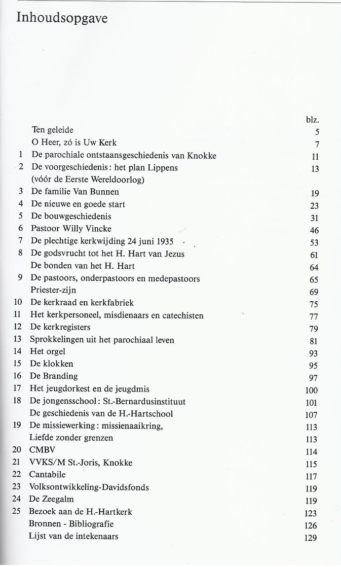 GESCHIEDENIS VAN DE H.- HARTPAROCHIE VAN KNOKKE - HET ZOUTE 1935-1985 J. VAN DEN HEUVEL - Histoire