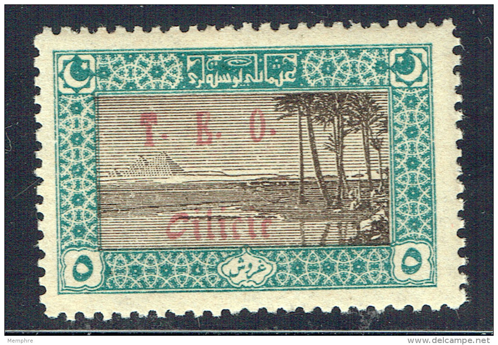 CILICIE 1919   Pyramides D'Egypte   - Surcharge T.E.O. Cilicie   Yv 73 - Neufs
