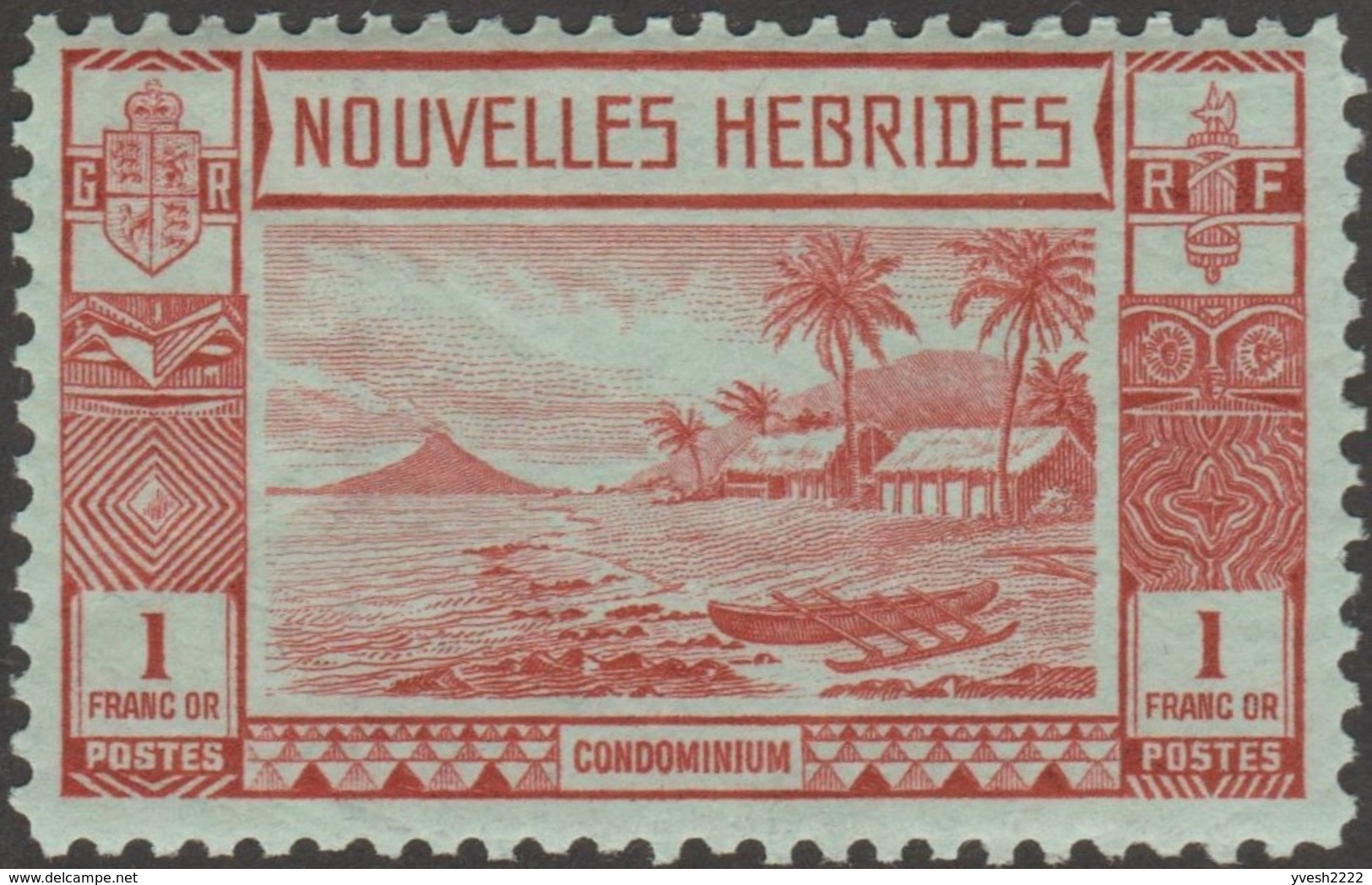 Nouvelles Hébrides 1938 Y&T 100 à 111, Michel 109 à 120. Usage courant. Neufs sans charnière, MNH. Superbe qualité