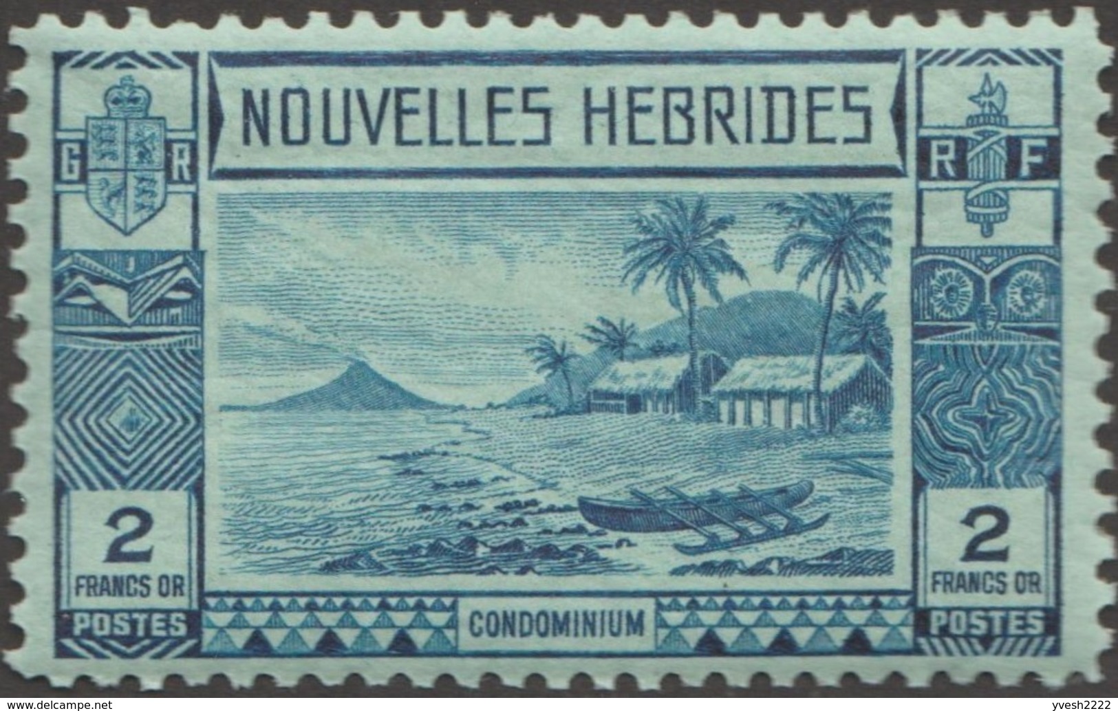 Nouvelles Hébrides 1938 Y&T 100 à 111, Michel 109 à 120. Usage courant. Neufs sans charnière, MNH. Superbe qualité