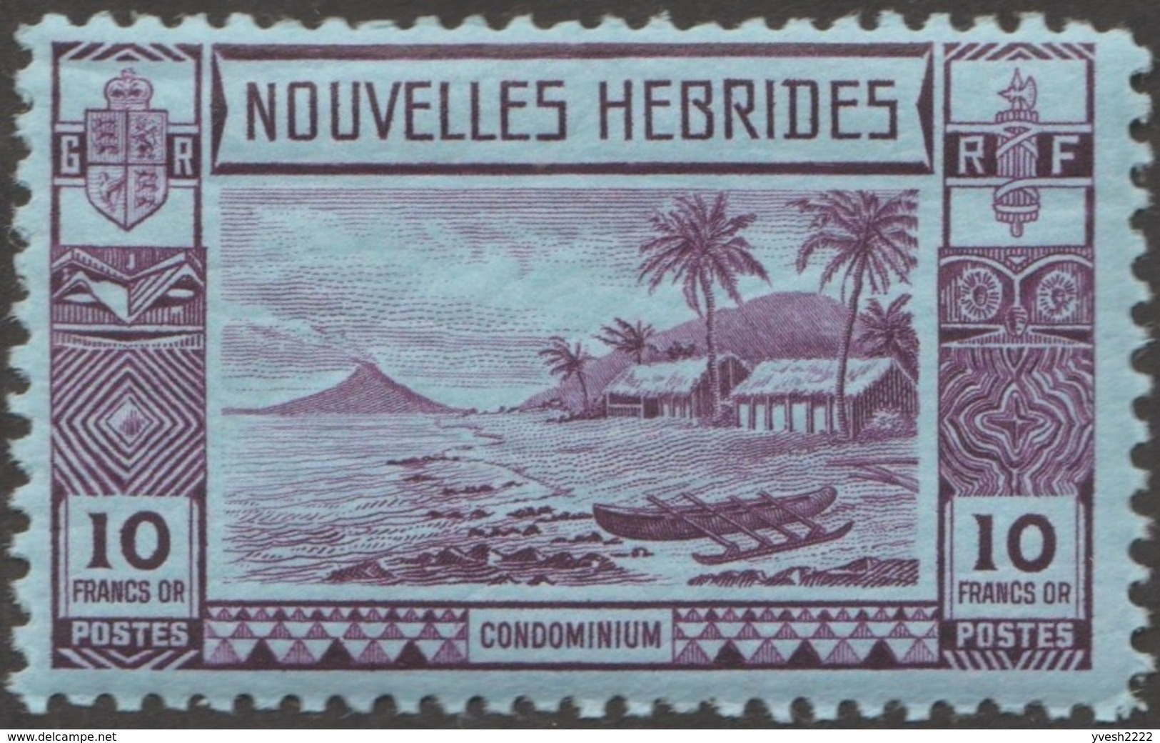 Nouvelles Hébrides 1938 Y&T 100 à 111, Michel 109 à 120. Usage courant. Neufs sans charnière, MNH. Superbe qualité