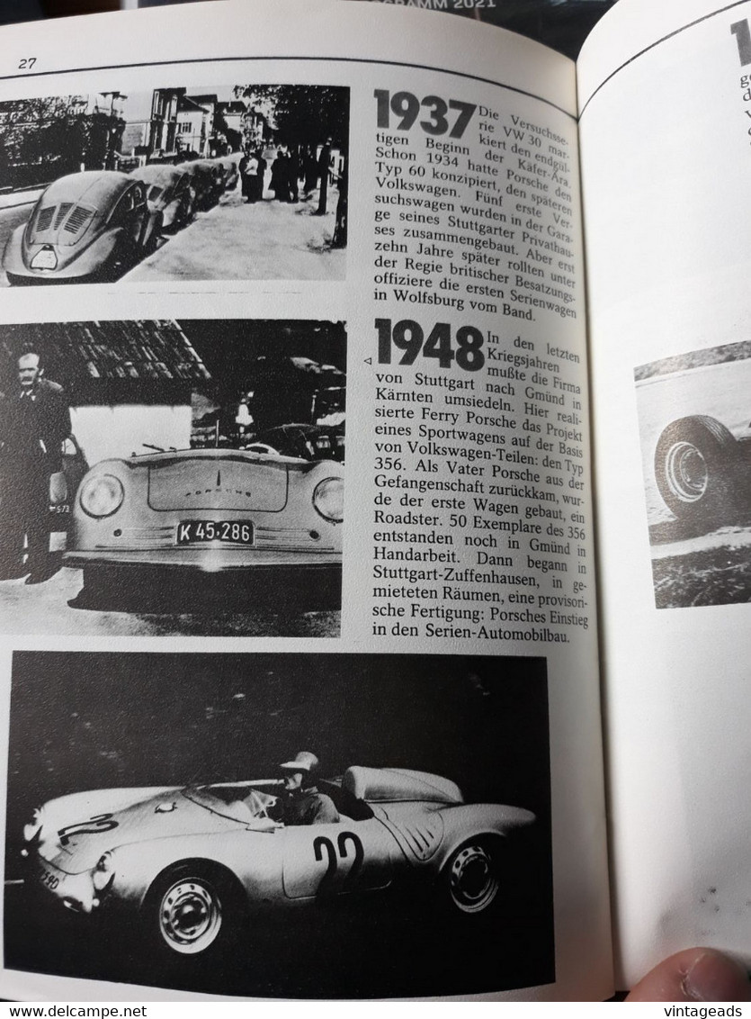 AD303 Porsche Modell Club Clubzeitschrift, Sonderausgabe Nr. 9, 50 Jahre Porsche, Neuwertiger Zustand, Deutsch - Auto & Verkehr