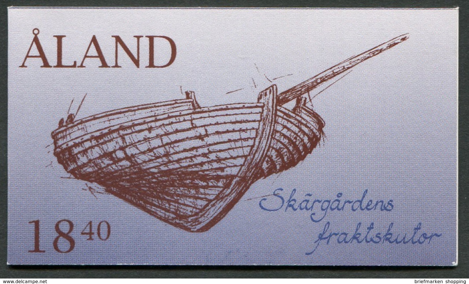 Aland -  Ålandinseln - Åland - Michel MH / Carnet / Booklet 3 - ** Mnh Neuf Postfris - Ships Segelschiffe - Aland