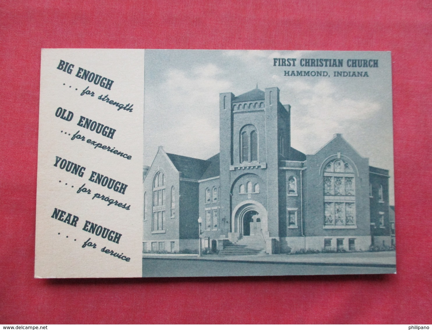 First Christian Church  - Indiana > Hammond  Ref 3249 - Hammond