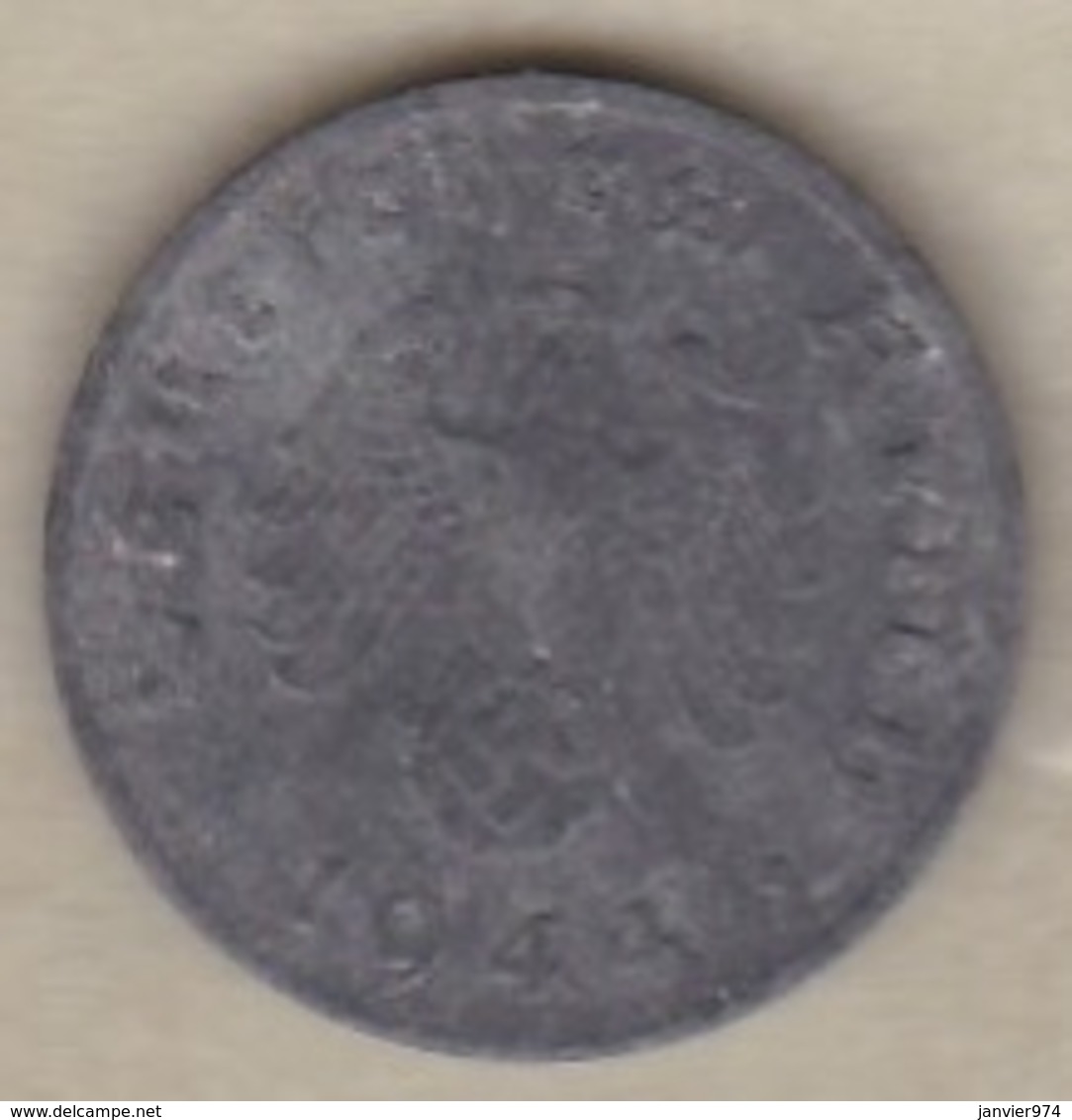1 Reichspfennig 1944 G (KARLSRUHE) En Zinc - 1 Reichspfennig