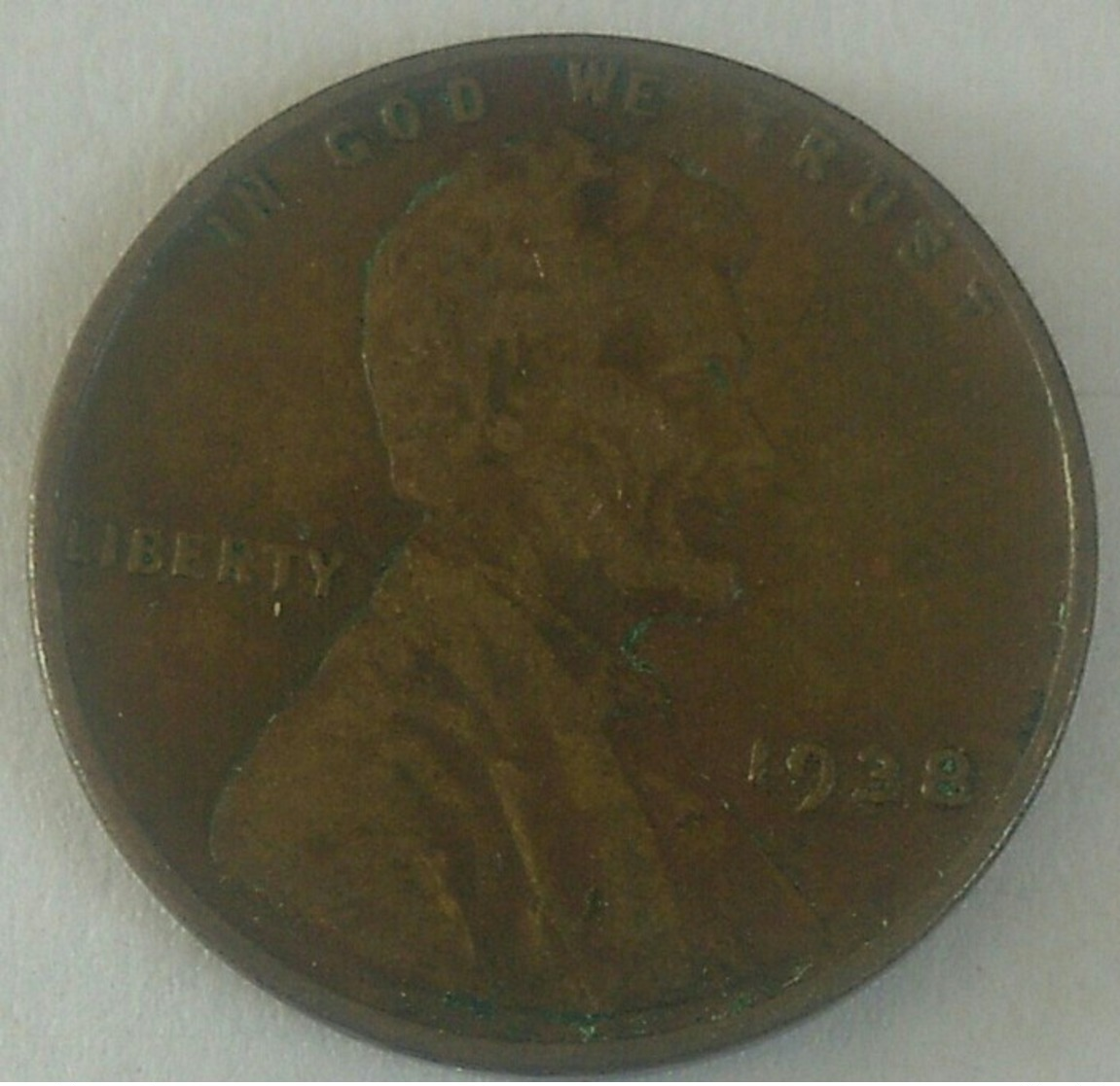 1938 Plain .. USA Fine One Circular Cent Lincoln - 1909-1958: Lincoln, Wheat Ears Reverse