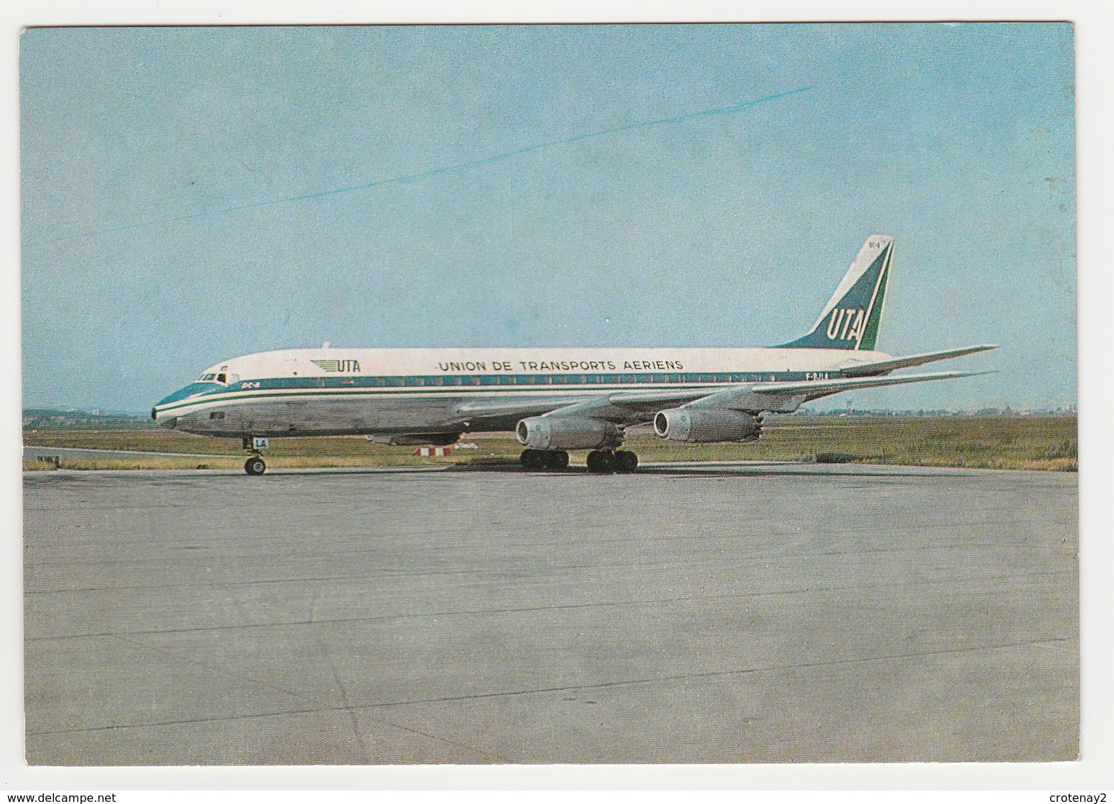 Aviation Avion JET DC8 UTA - 1946-....: Ere Moderne