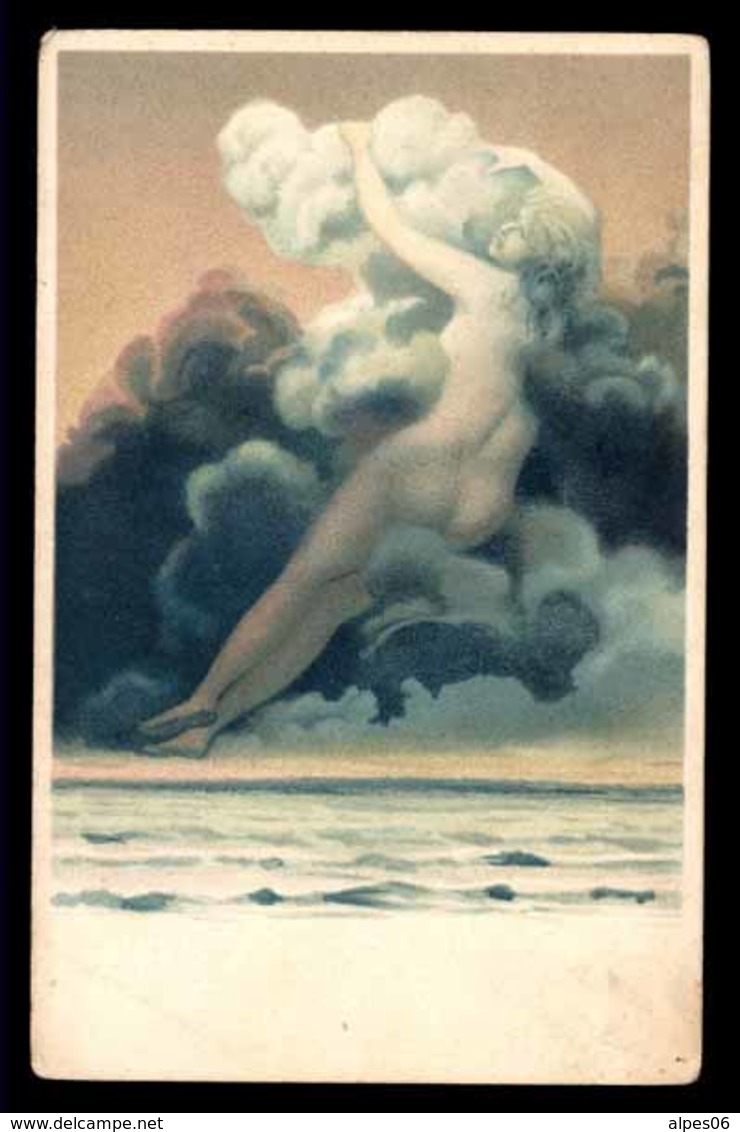 SURRÉALISME, Femme Nue Dans Les Nuages - Femmes