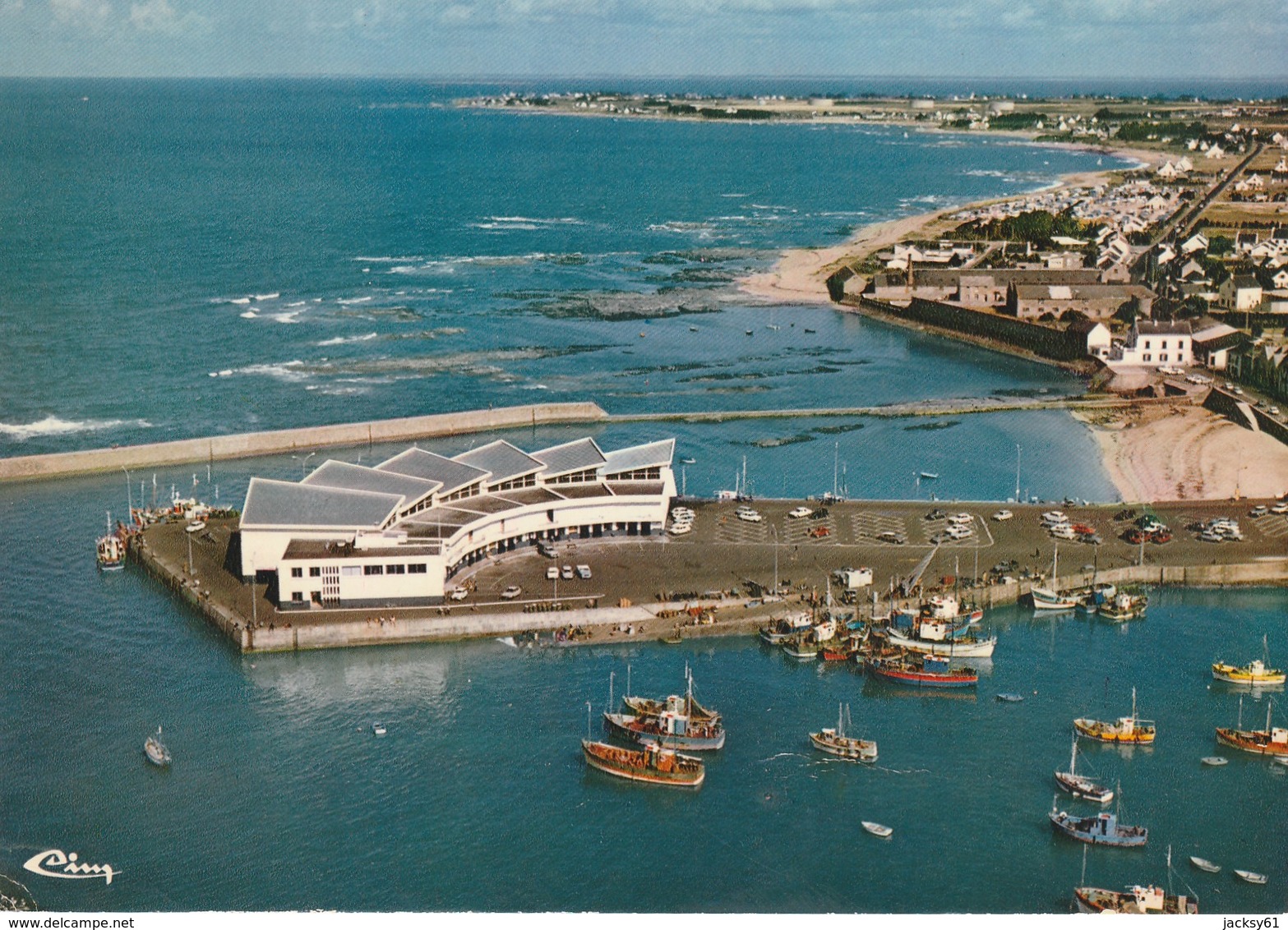 44- La Turballe - Vue Aérienne - Le Port Et La Cote - La Turballe