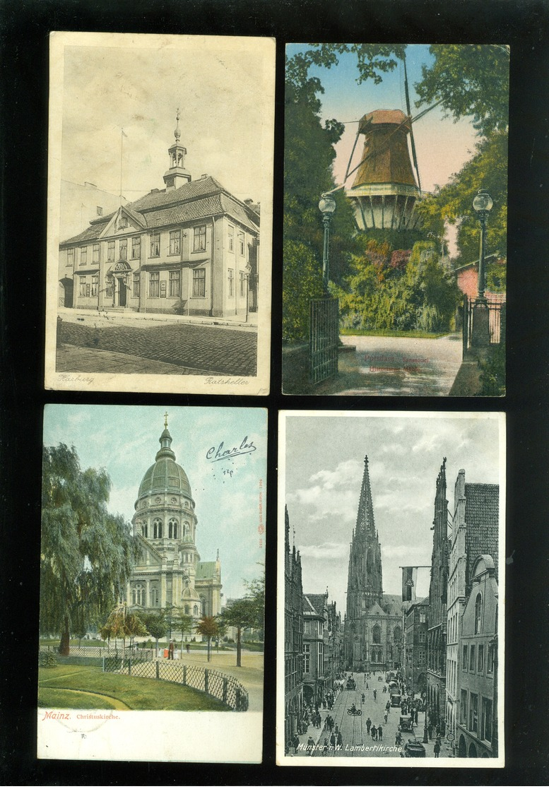 Beau lot de 60 cartes postales d' Allemagne Deutschland     Mooi lot van 60 postkaarten van Duitsland - 60 scans