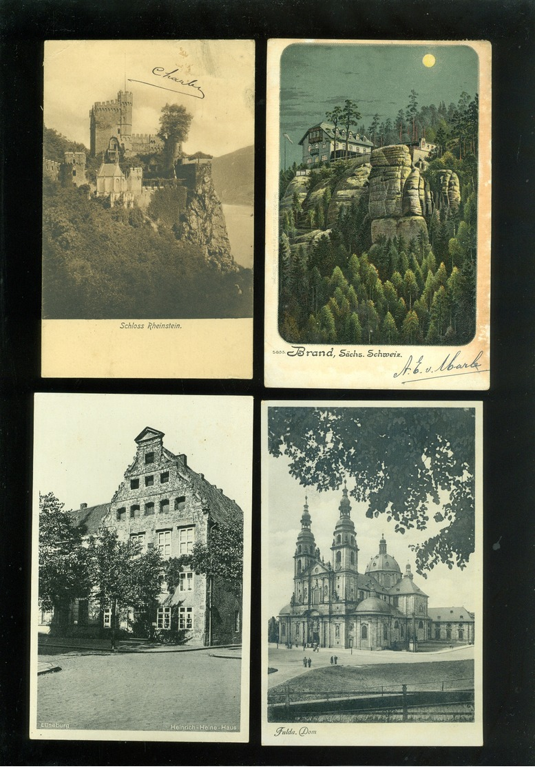 Beau lot de 60 cartes postales d' Allemagne Deutschland     Mooi lot van 60 postkaarten van Duitsland - 60 scans