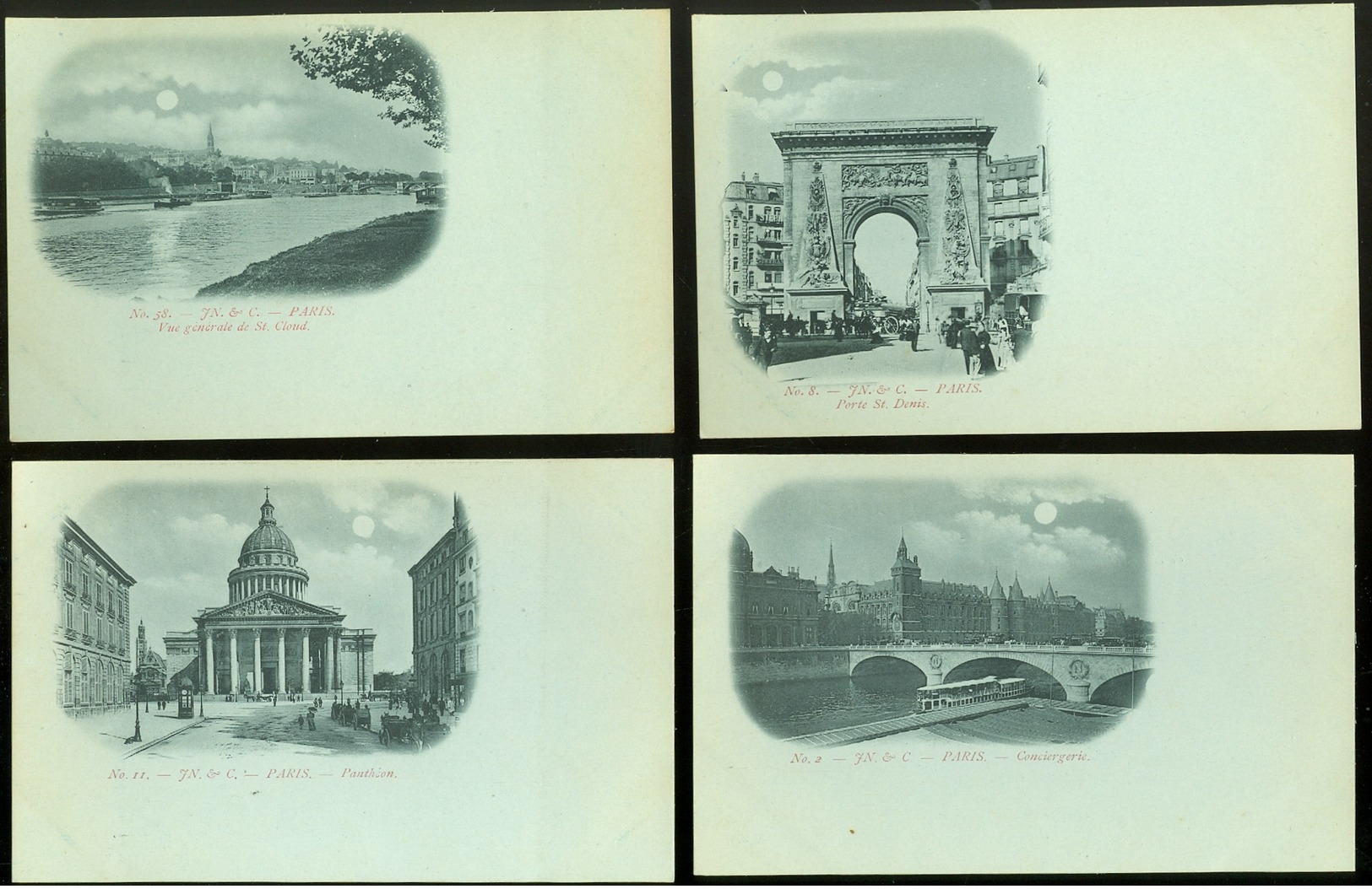 Beau Lot De 20 Cartes Postales De France  Paris  Clair De Lune     Mooi Lot Van 20 Postkaarten Van Frankrijk  Parijs - 5 - 99 Cartes