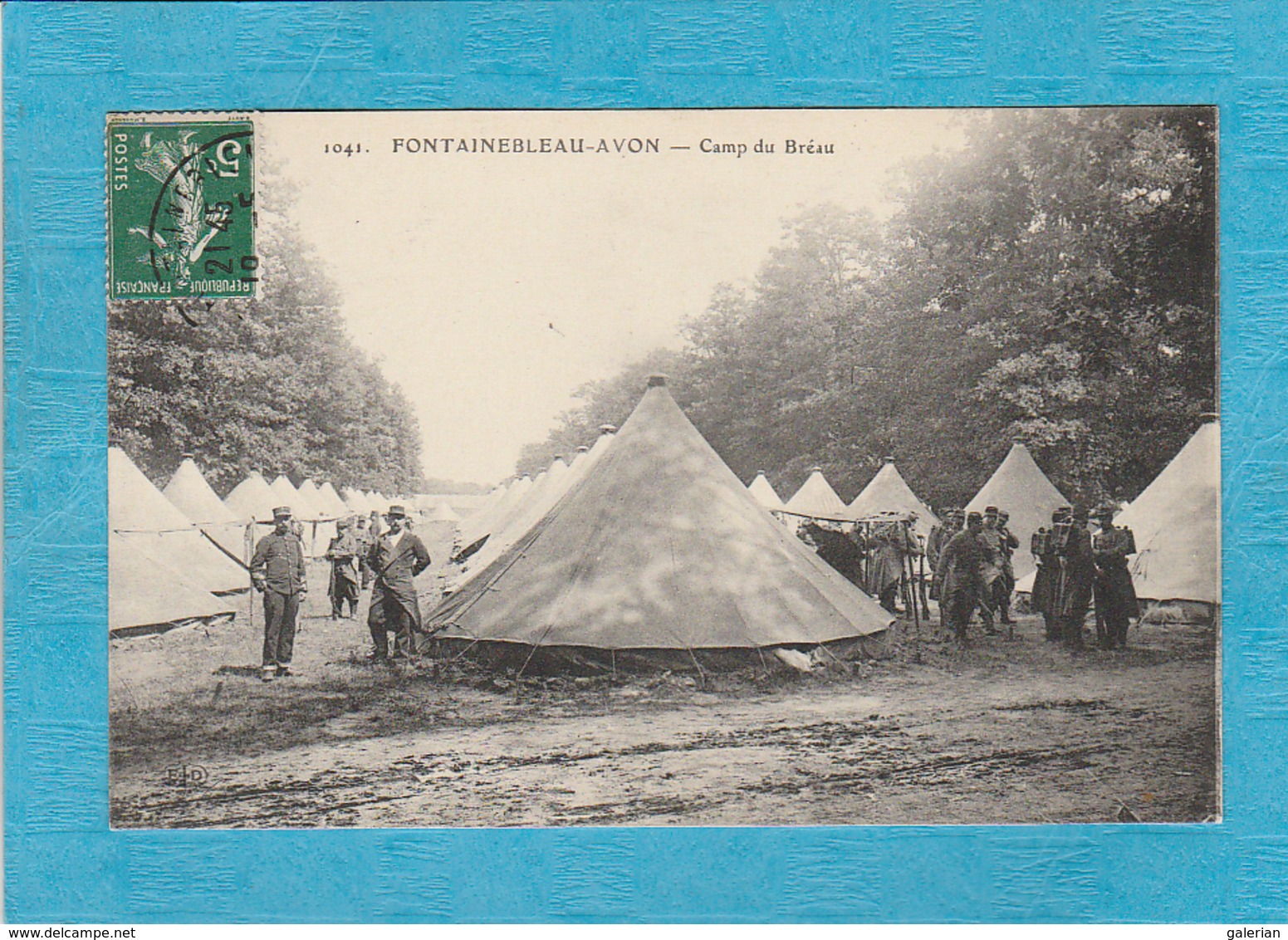 Fontainebleau-Avon. - Camp Du Bréau. - Militaires. - Fontainebleau