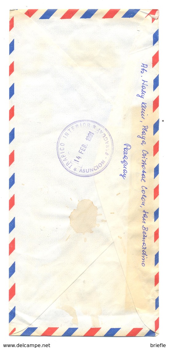 Brief Von Paraguay Nach Aschaffenburg - Paraguay