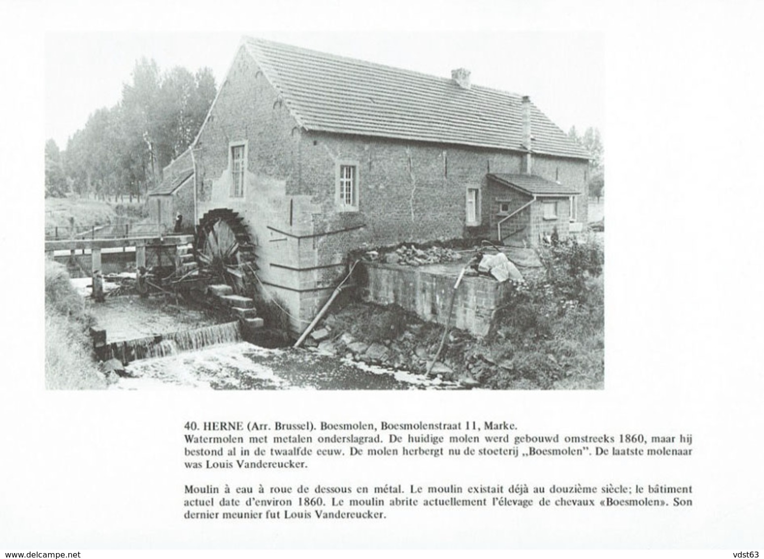Livre Boek BRABANTSE WATERMOLENS In Beeld MOULINS A EAU BRABANCONS En Images - Zaltbommel 1978 - Brabant Moulin Molen - Boeken & Catalogi