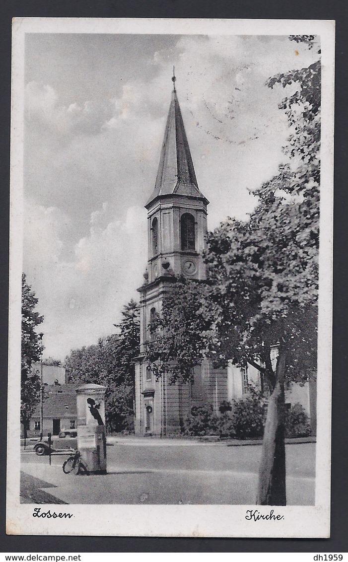 ZOSSEN KIRCHE BRANDENBURG PUBLICITE WERBUNG - Zossen