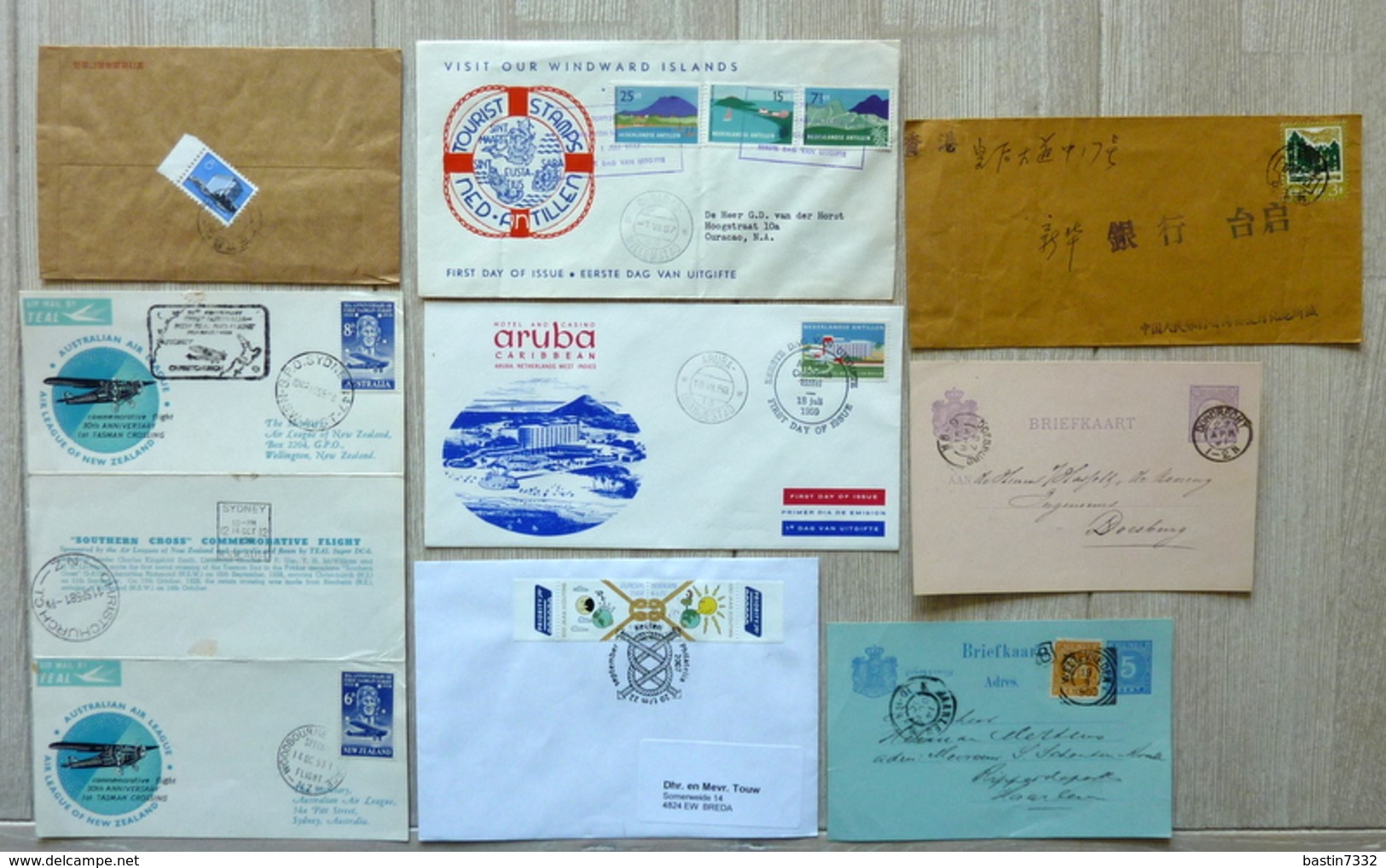 Box With FDC,letters,covers,Maximum Cards,brieven And More.... - Collections (with Albums)