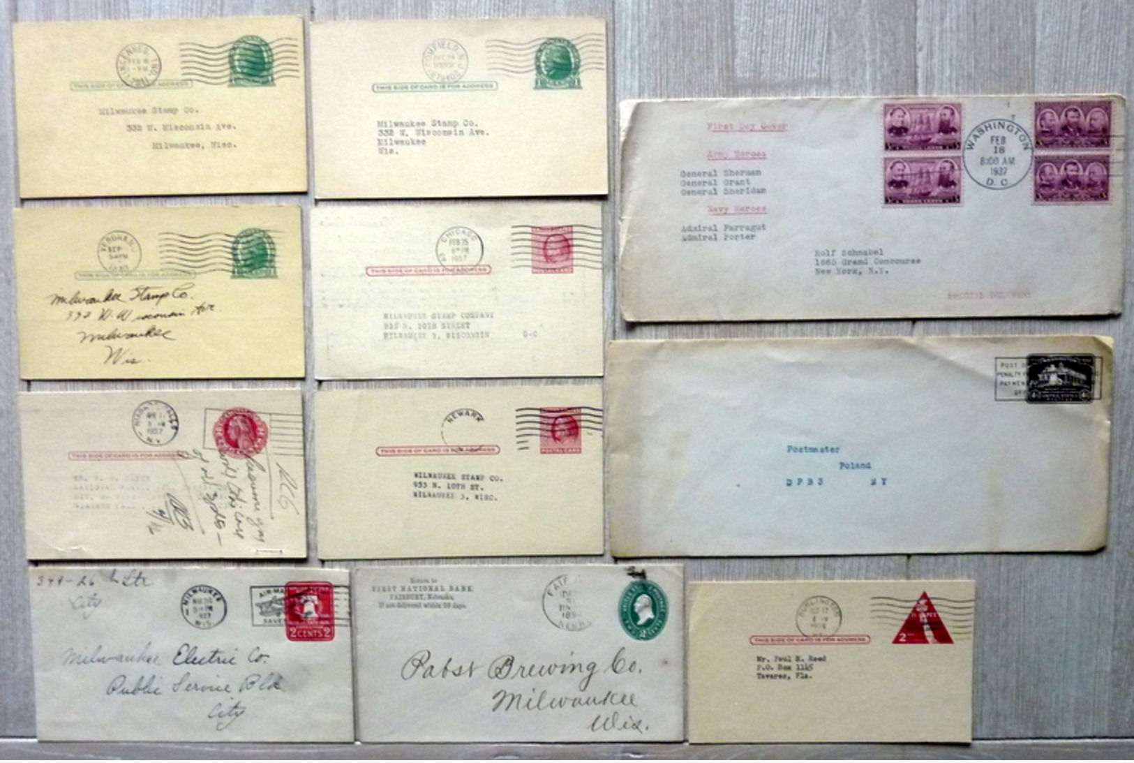 Box with FDC,letters,covers,Maximum cards,brieven and more....