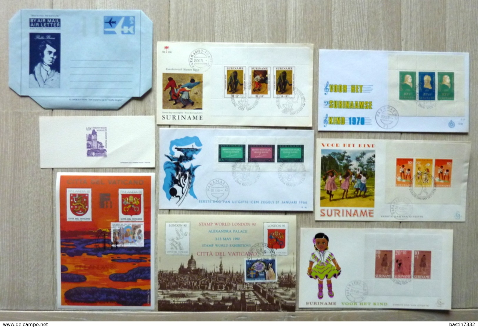 Box with FDC,letters,covers,Maximum cards,brieven and more....