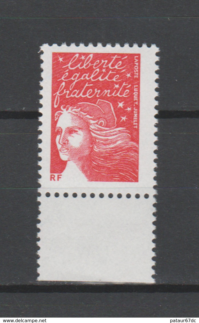 FRANCE / 2001 / Y&T N° 3417 ** : Luquet RF TVP Prio 20g (de Feuille Avec BDF) - Gomme D'origine Intacte - Neufs