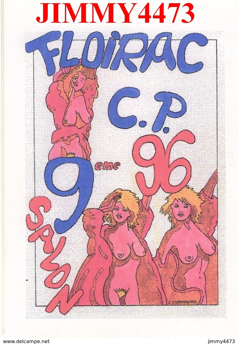 CPM - FLOIRAC 9 ème Salon C.P. 96 - Illust. DEGRANGES 04/05/96 - Edit. STRIP - LE COURS 84 Bedoin - Bourses & Salons De Collections