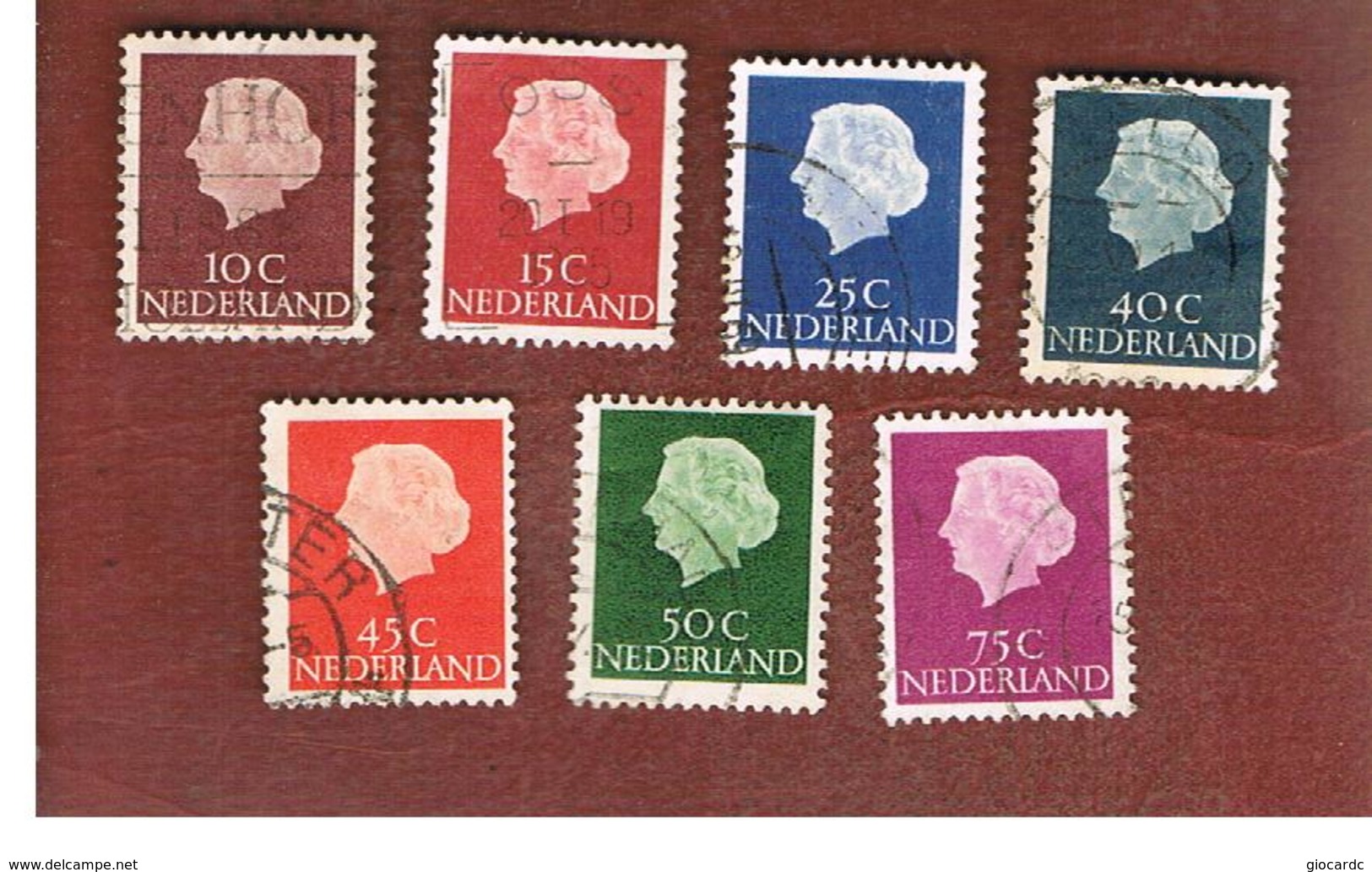 OLANDA (NETHERLANDS) -  SG 775.786  -   1953 QUEEN JULIANA  -  USED (°) - Usados