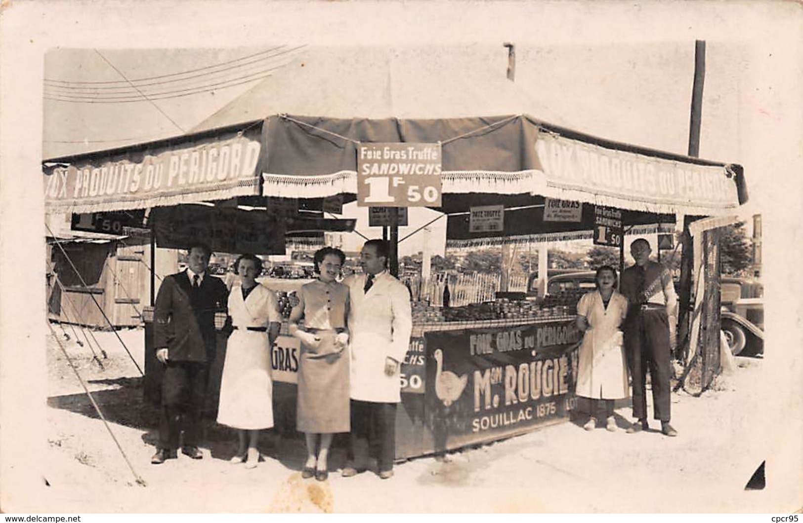 46 . N° 53809. SOUILLAC. Maison Rougier. Aux Produits Du Périgord. Carte Photo - Souillac