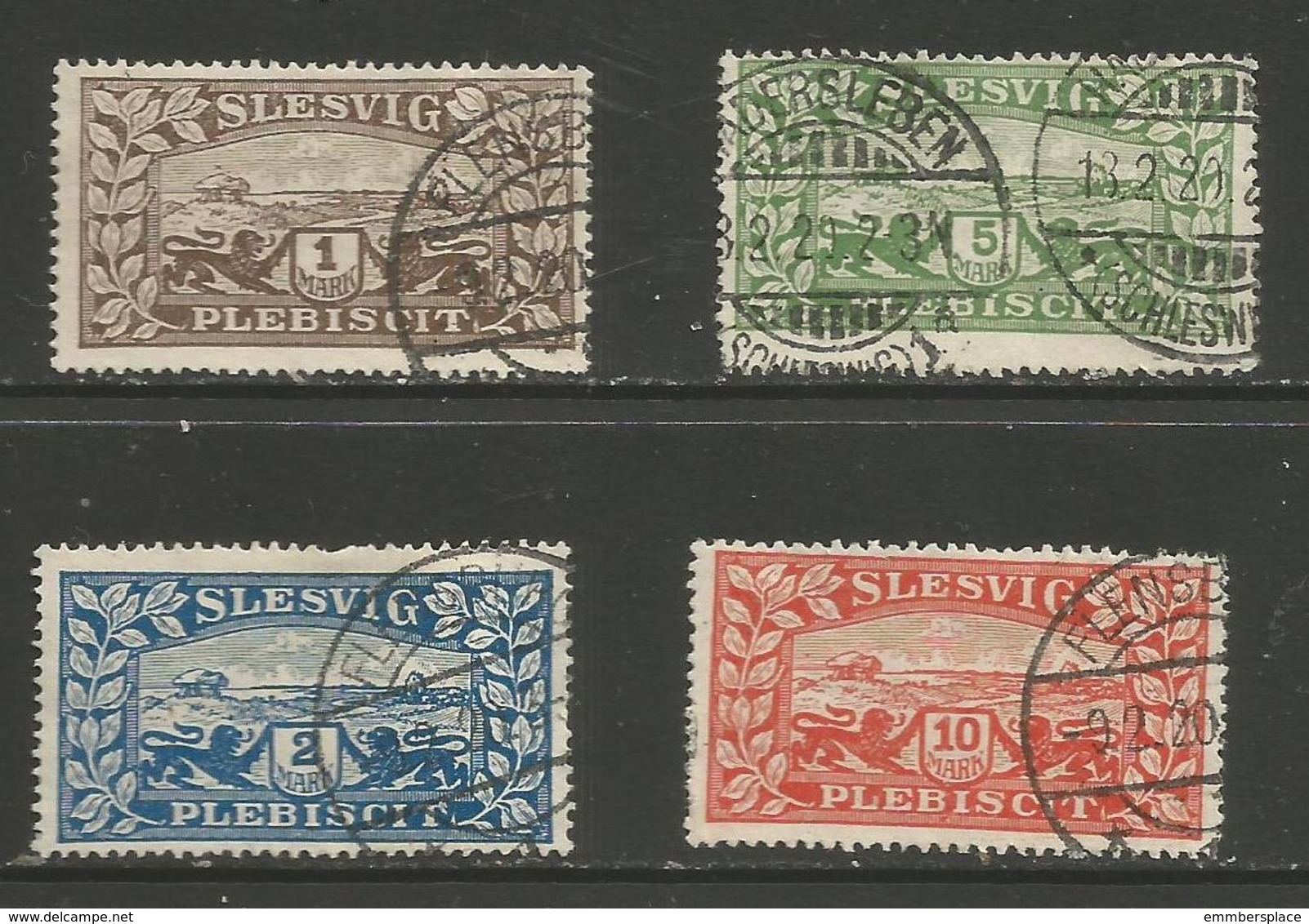 Schleswig - 1920 Plebiscite Issue Used - Other & Unclassified
