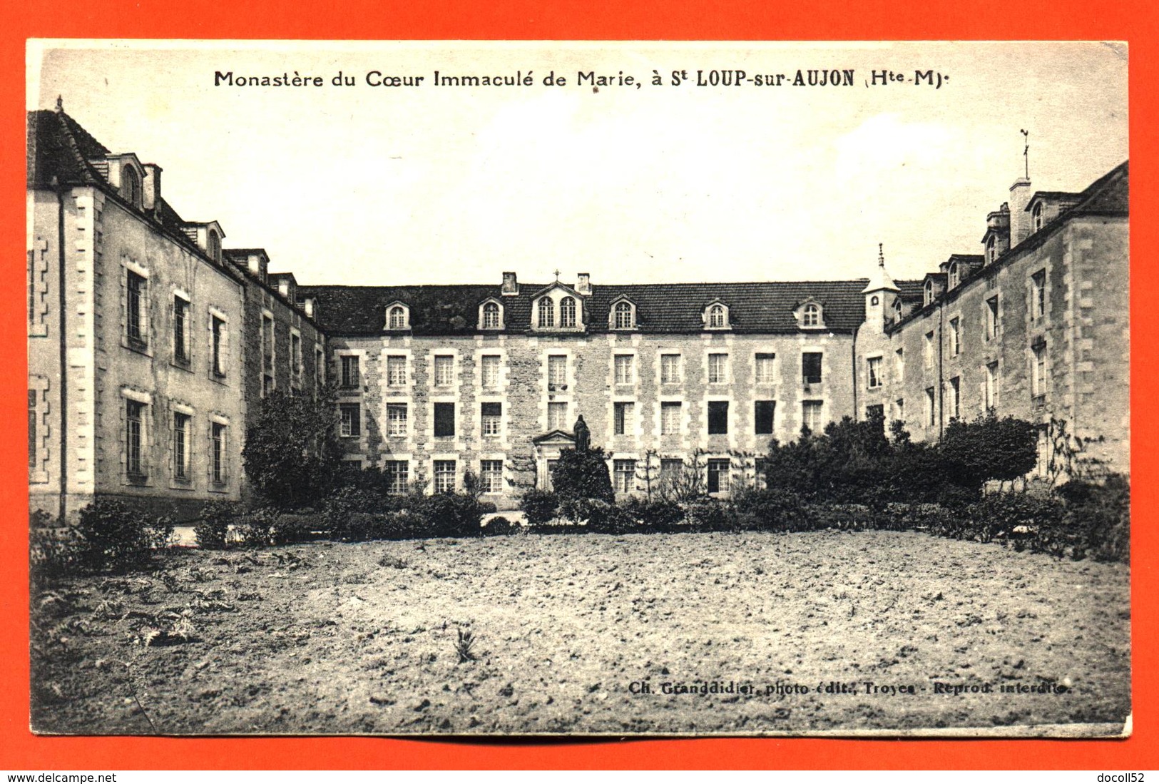 CPA 52 Saint Loup Sur Aujon " Monastère Du Choeur Immaculé De Marie " - Autres & Non Classés