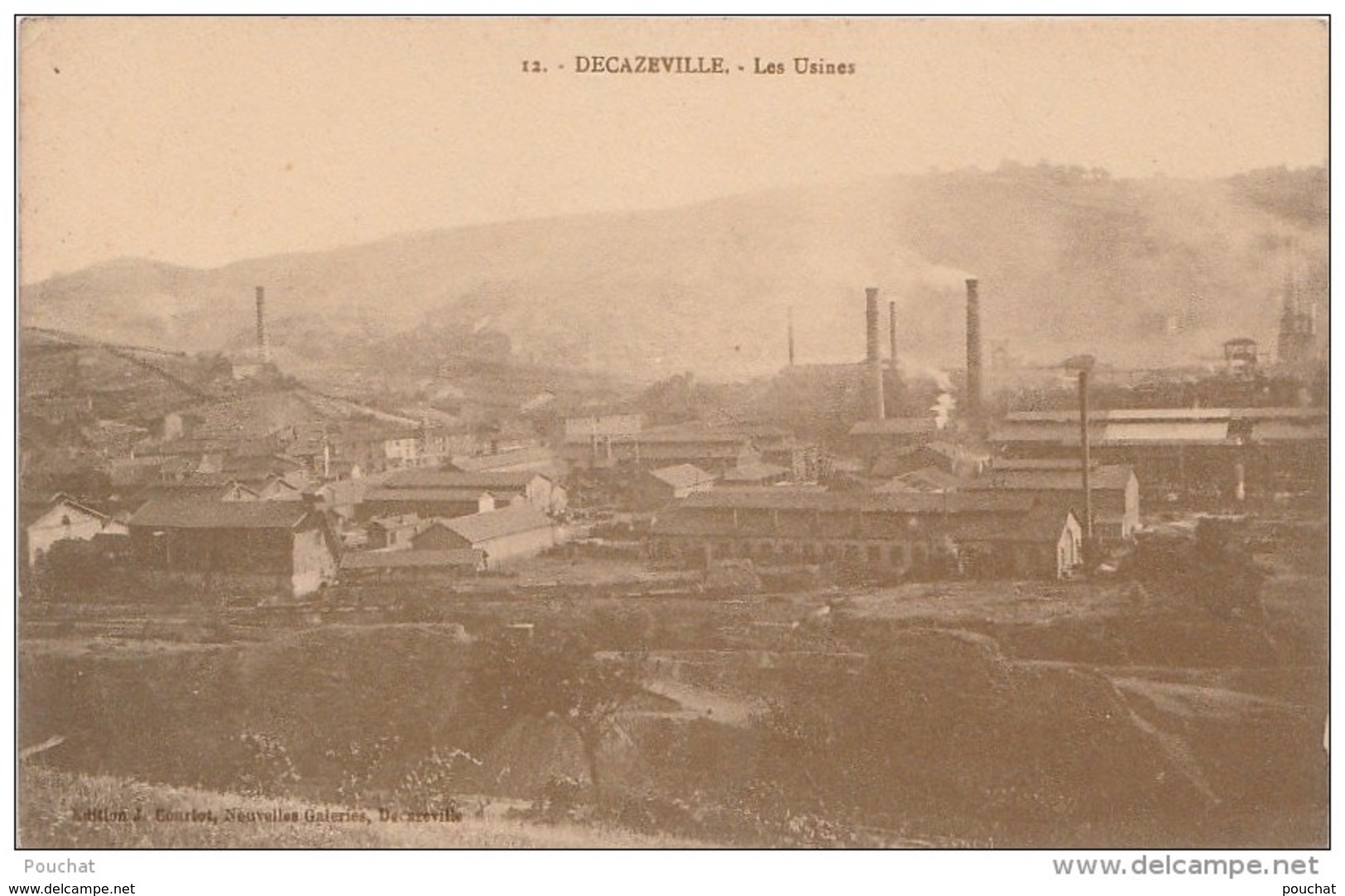 OP13- 12) DECAZEVILLE (AVEYRON) LES USINES  - (2 SCANS) - Decazeville