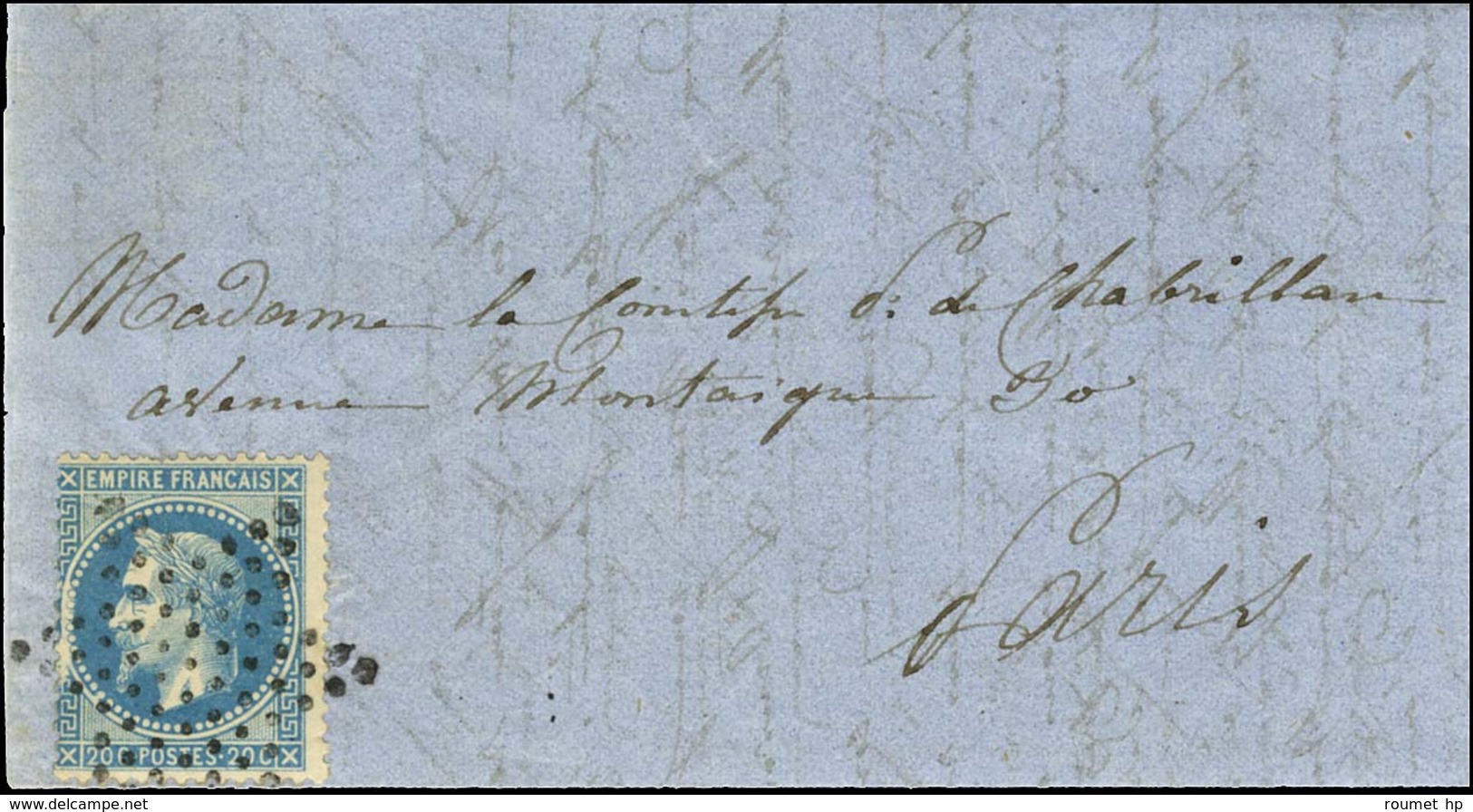 Lettre Avec Texte Daté De Voreppe Le 7 Novembre 1870 Pour Paris. Au Recto, étoile Pleine / N° 29 Et Au Verso, Càd 3 PARI - Oorlog 1870