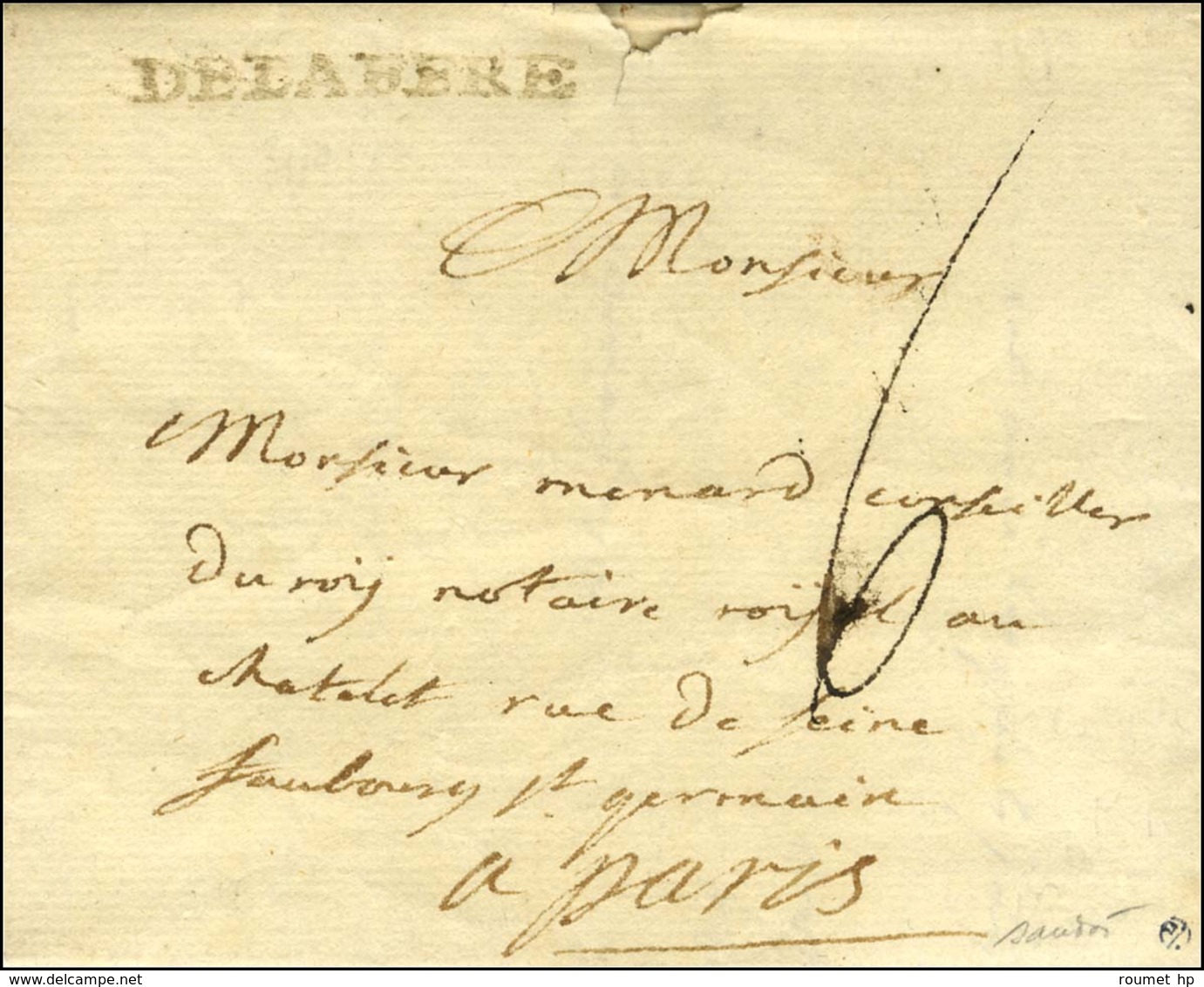 DELAFERE (L N° 5). 1790. - TB. - 1701-1800: Precursors XVIII