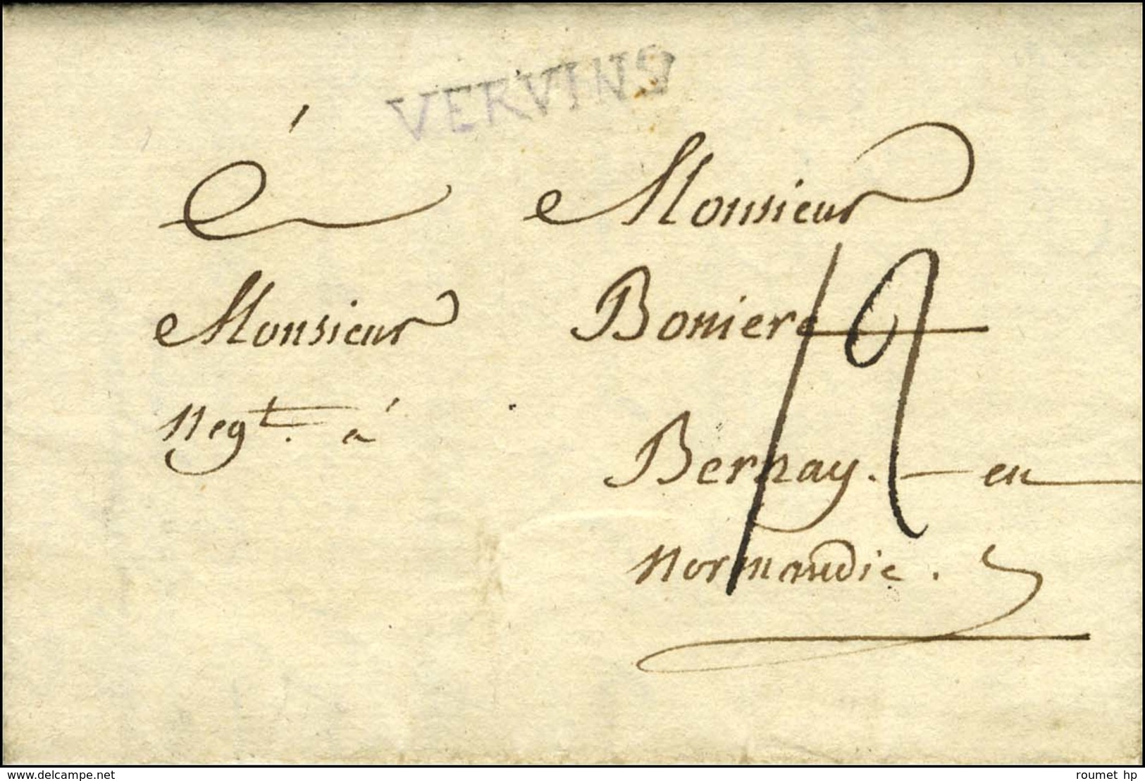 VERVINS (L N° 5). 1790. - TB / SUP. - R. - 1701-1800: Precursors XVIII