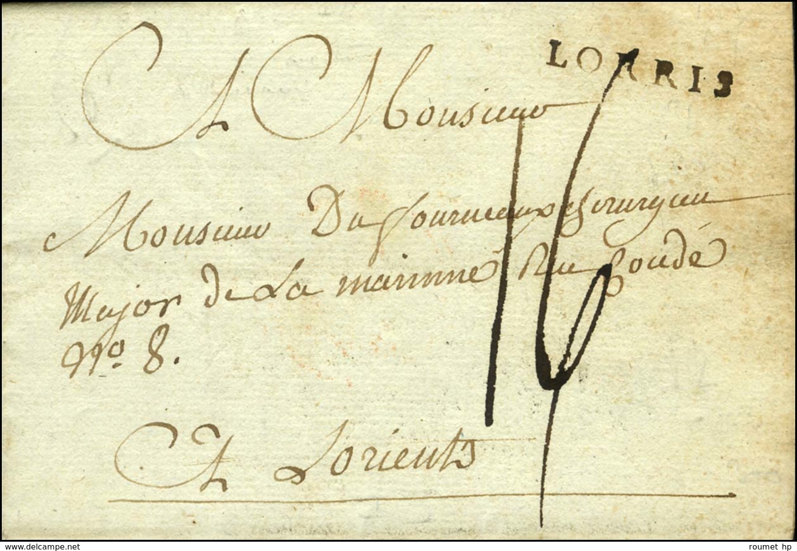 LORRIS (L N° 1) Sur Lettre Avec Texte Daté 1787. - TB / SUP. - 1701-1800: Voorlopers XVIII