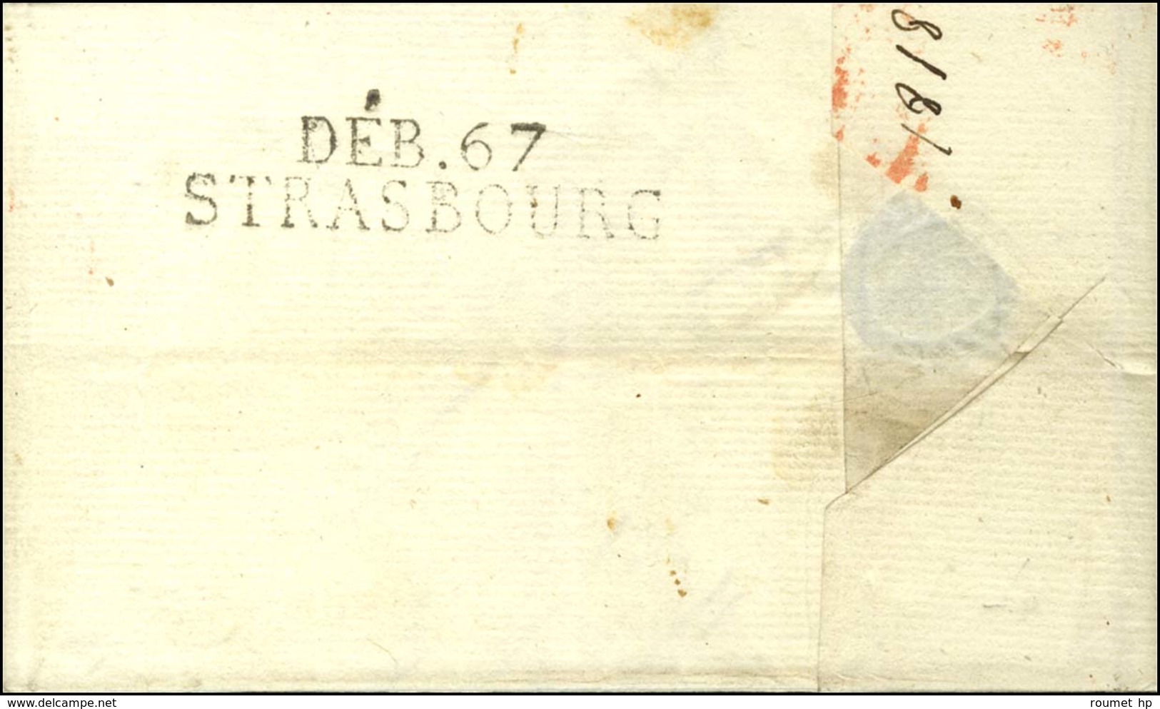 DEB 67 / STRASBOURG. 1818. - TB / SUP. - 1801-1848: Precursors XIX