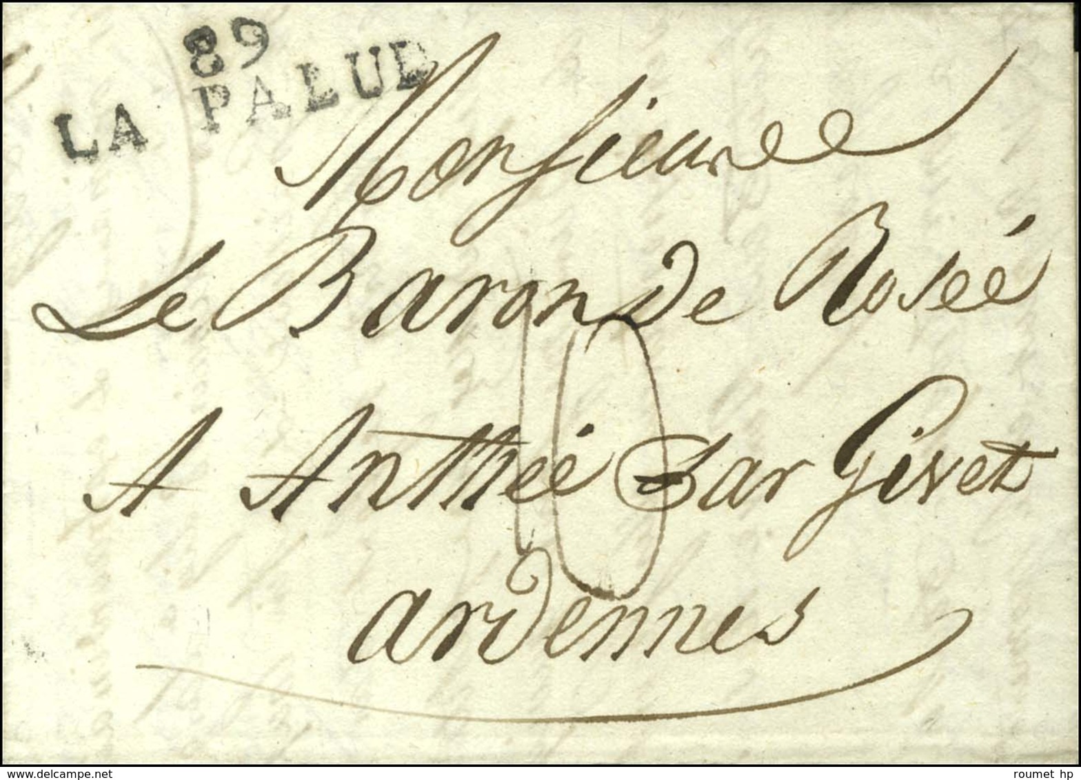 89 / LA PALUD Sur Lettre Avec Texte Daté 1815. - TB / SUP. - 1801-1848: Voorlopers XIX