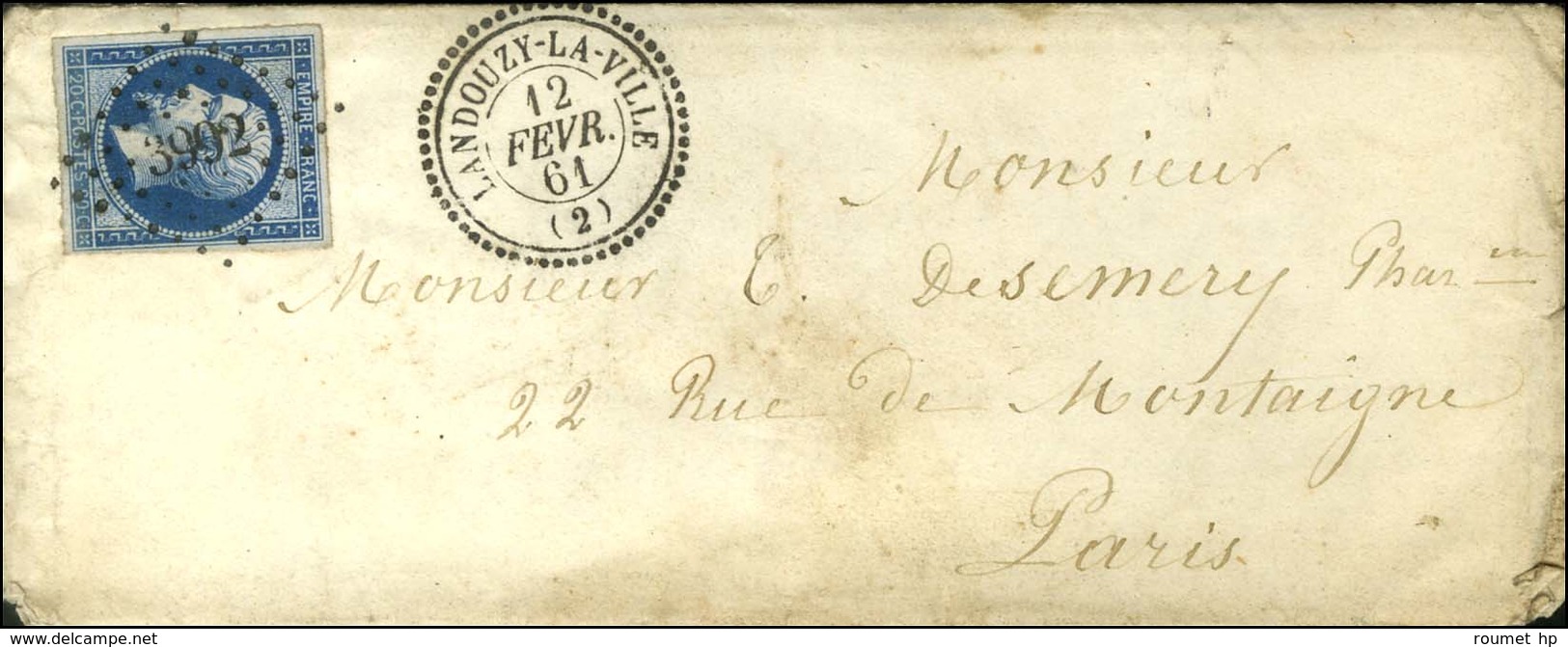 PC 3992 / N° 14 Càd T 22 LANDOUZY-LA-VILLE (2). 1861. - SUP. - Other & Unclassified