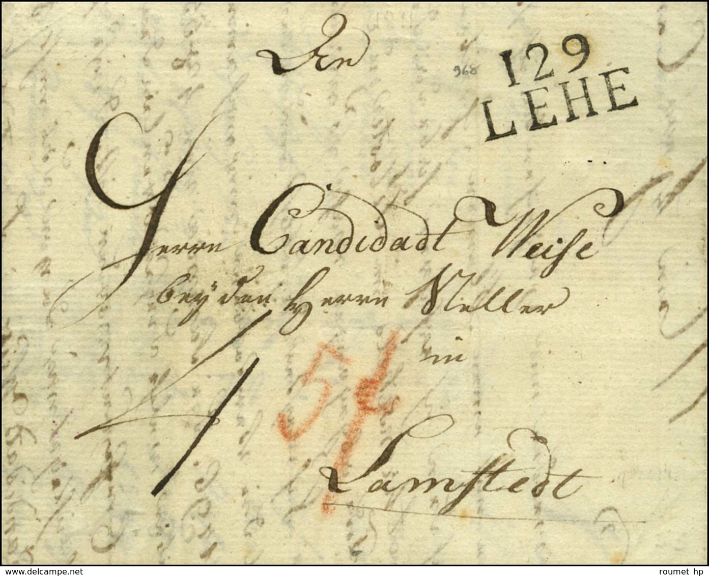 129 / LEHE Sur Lettre Avec Texte Daté Le 20 Décembre 1811. - SUP. - 1792-1815: Conquered Departments