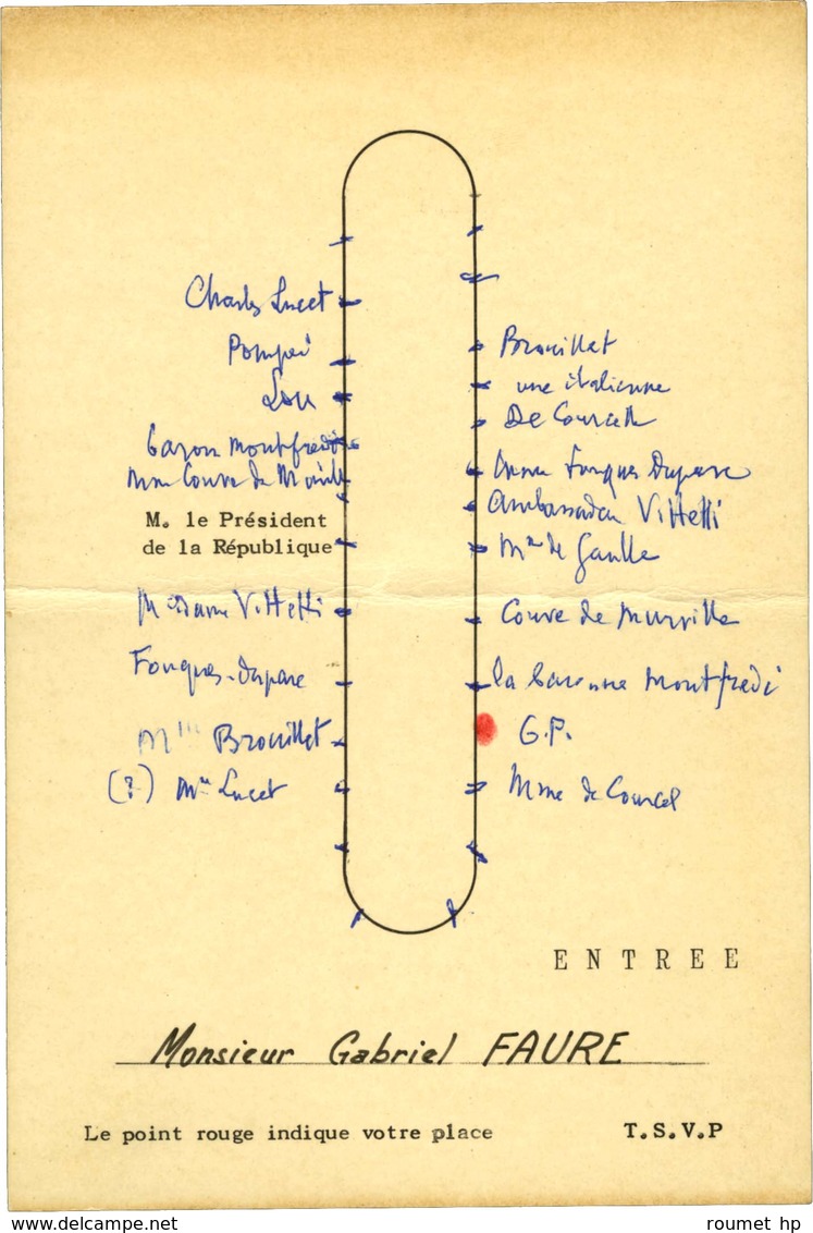 [GAULLE Charles De (1890-1970), Général Et Homme D'État]. - Other & Unclassified