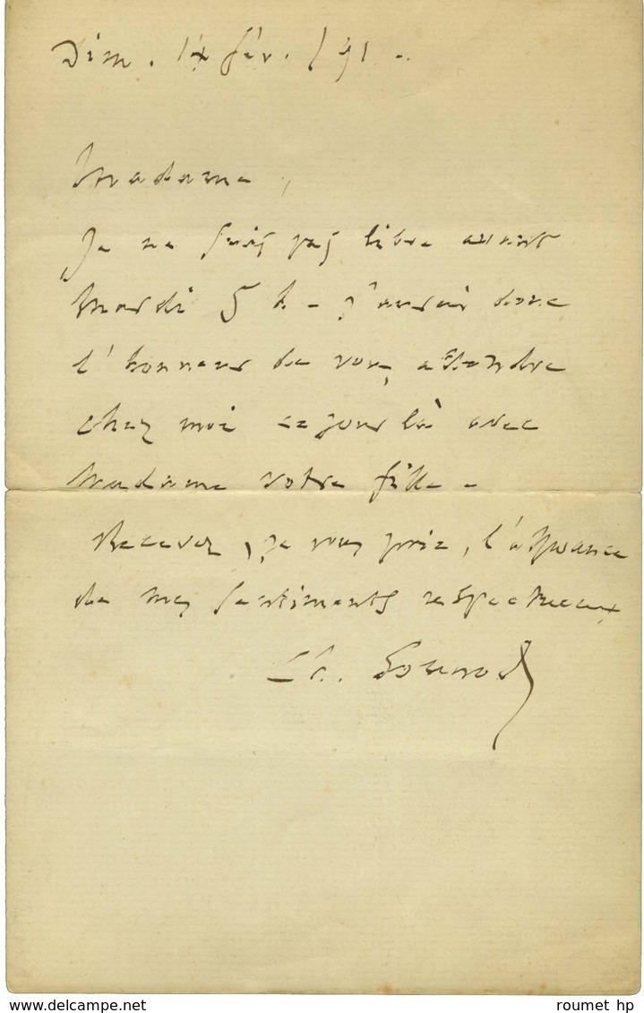 GOUNOD Charles (1818-1893), Compositeur. - Other & Unclassified