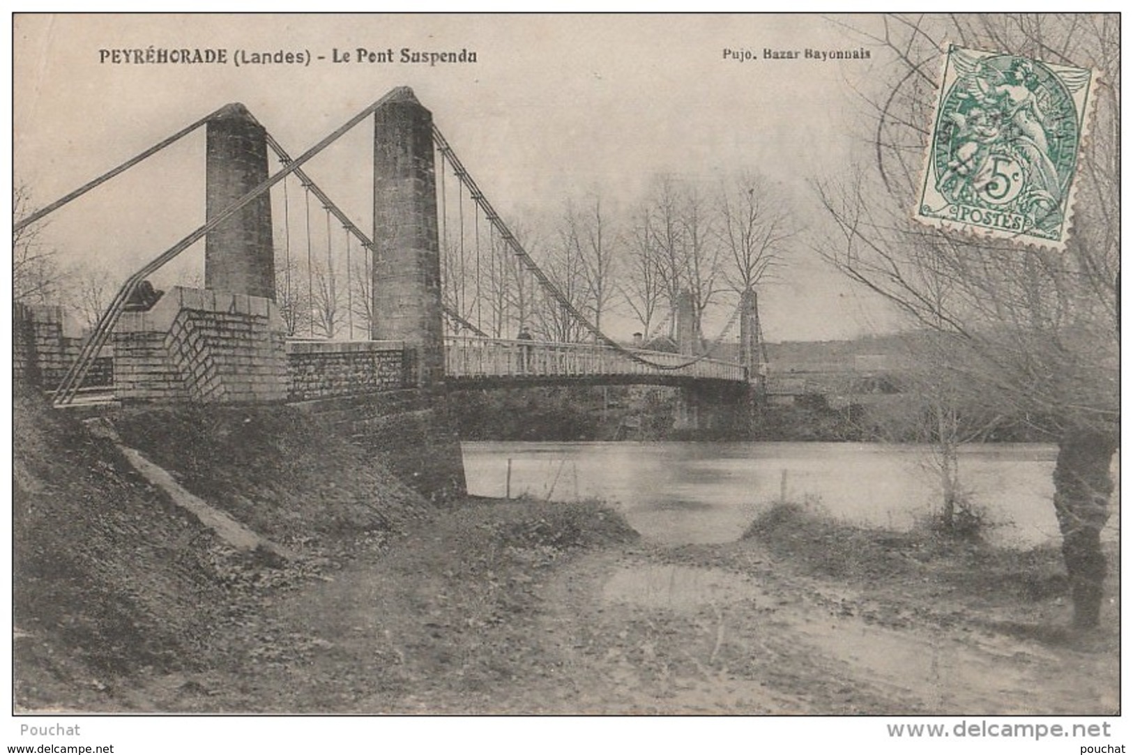 Q15-  40) PEYREHORADE (LANDES) LE PONT SUSPENDU - Peyrehorade