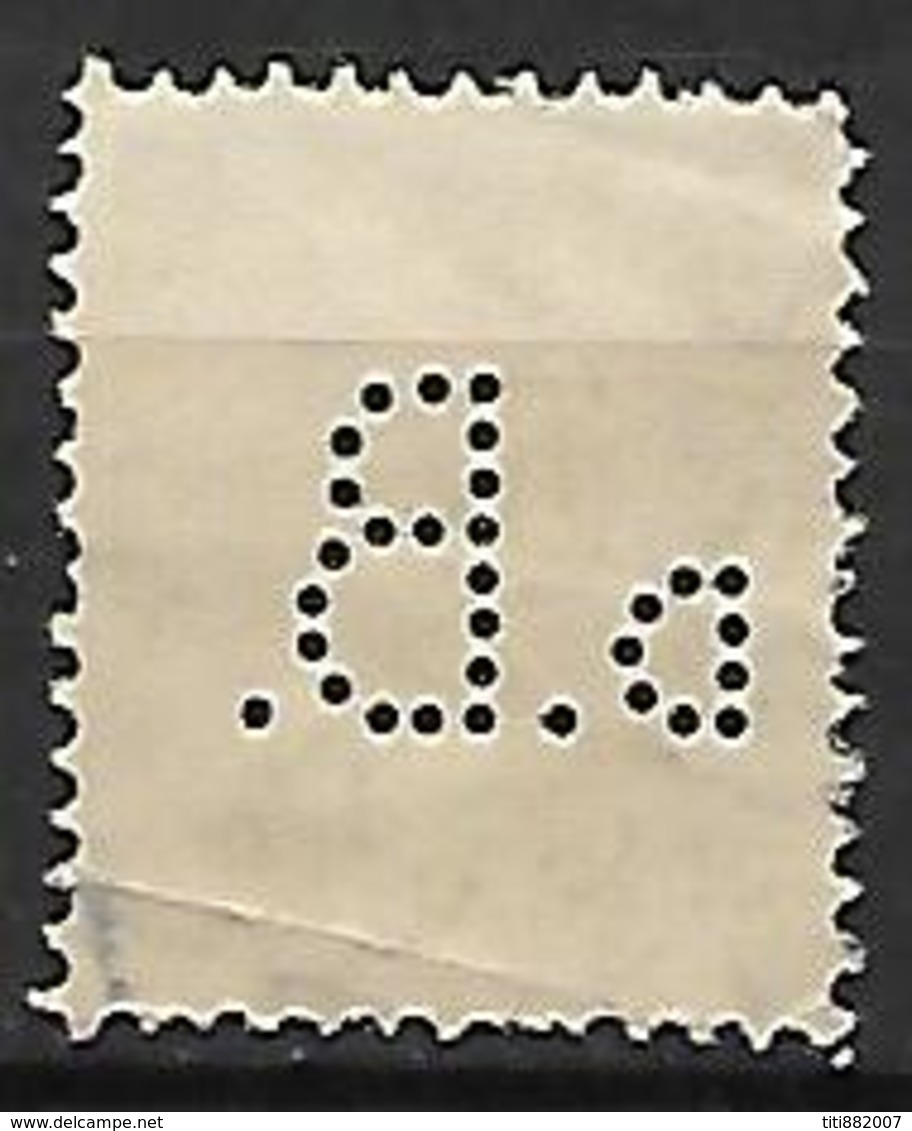 PAYS BAS     -   1898  ;     Y&T N° 51 Oblitéré .  Perforé  /  Perfin. - Perfins
