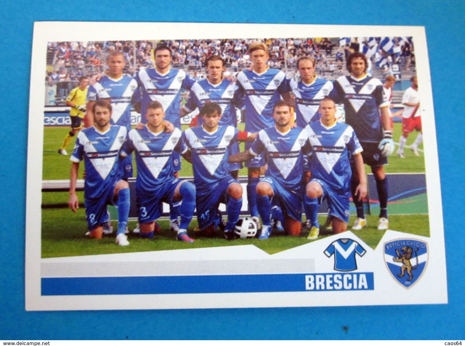 CALCIATORI PANINI 2012 - 2013  N. 532 SQUADRA BRESCIA - Edizione Italiana